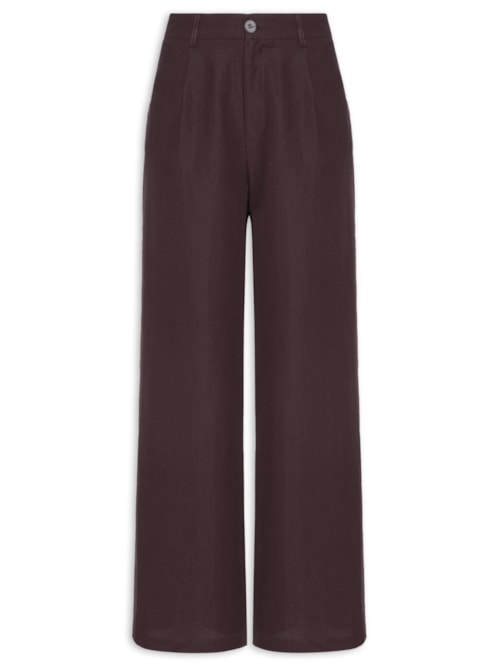 Calça Feminina Pantalona - Marrom
