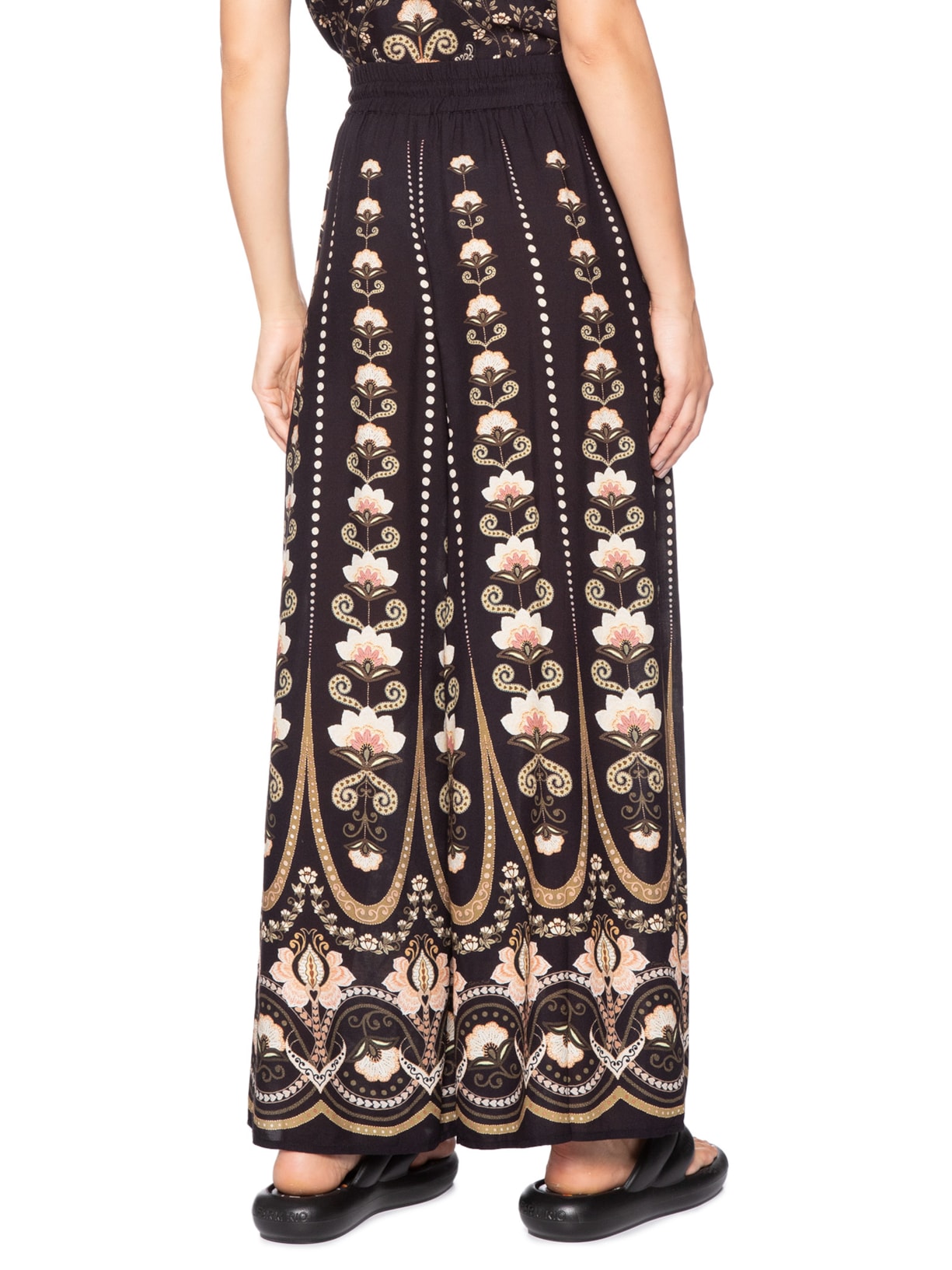 Calça Feminina Pantalona Nikita Preto Farm