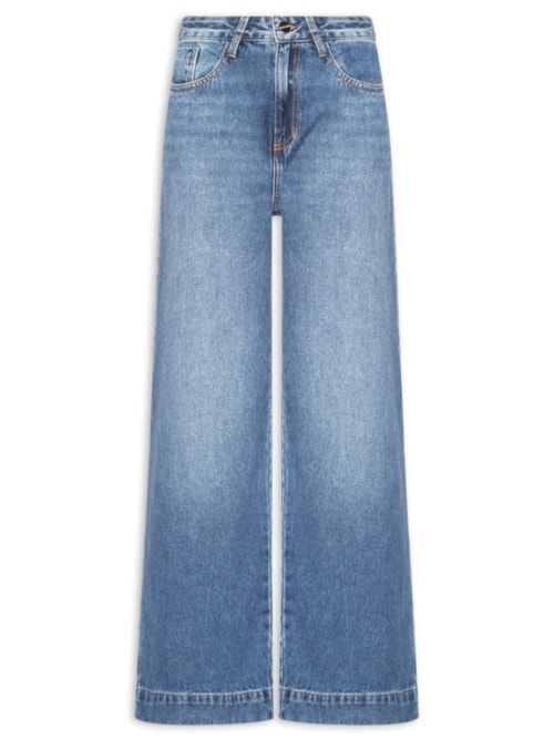 Calça Feminina Pantalona Paloma - Azul