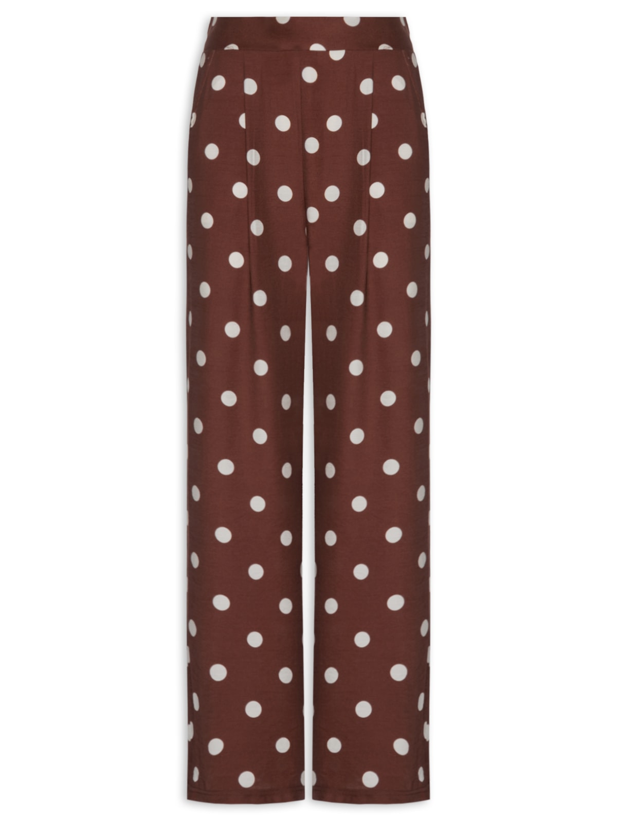 Calça Feminina Pantalona Poá - Marrom by MARKET 33