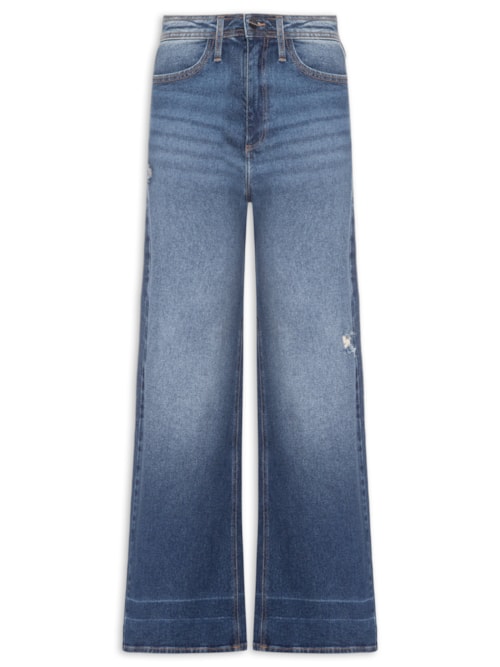Calça Feminina Pantalona Poti - Azul