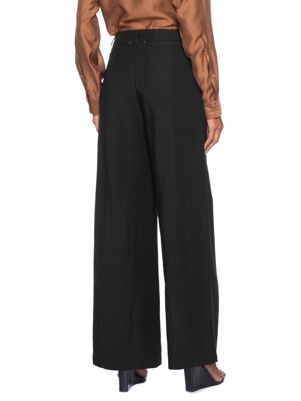 Calça Feminina Pantalona Preto '2Essential