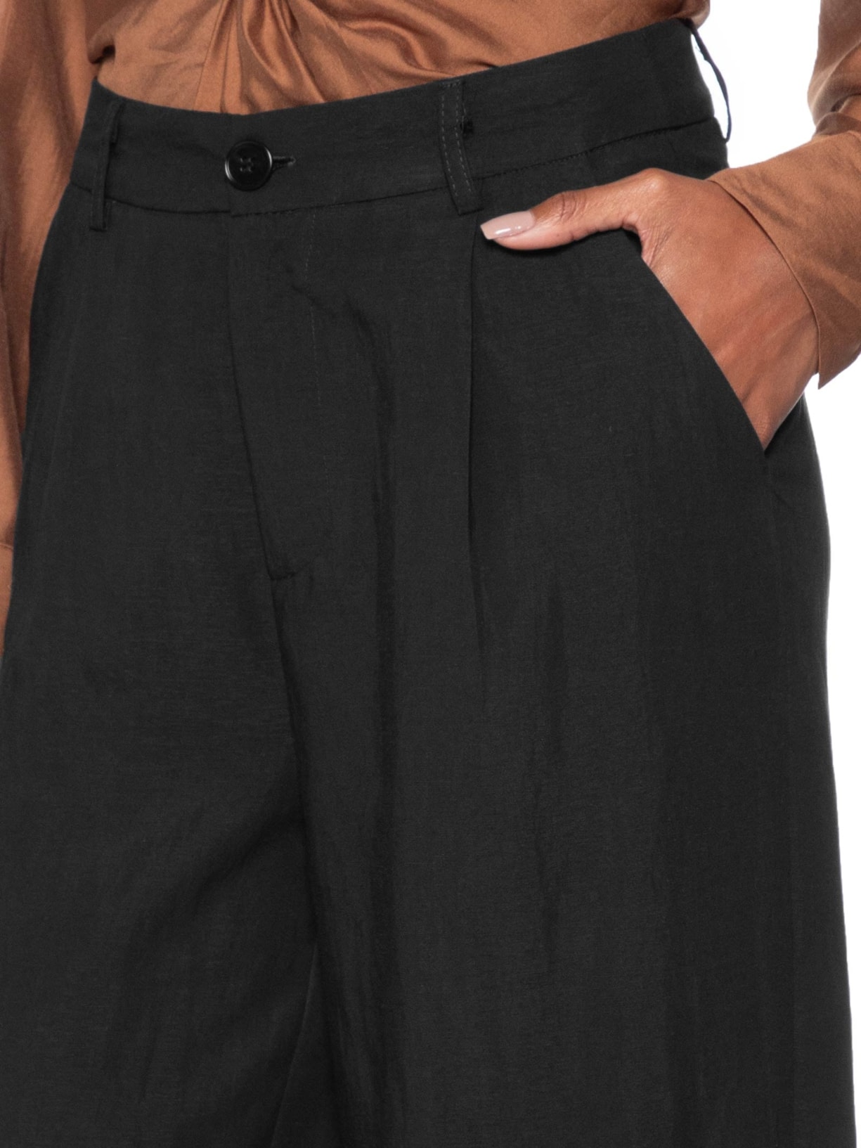 Calça Feminina Pantalona Preto '2Essential