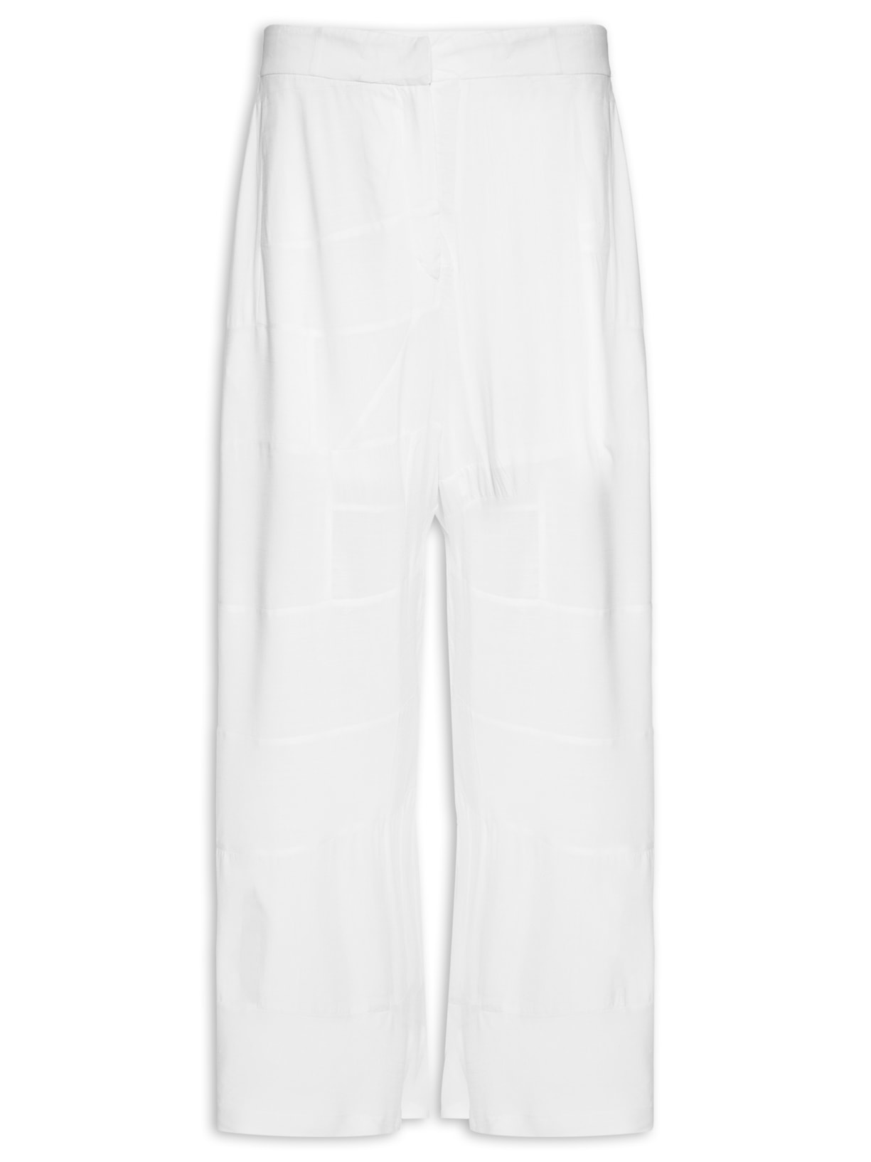 Calça Feminina Pantalona Sopro E Liberdade - Branco