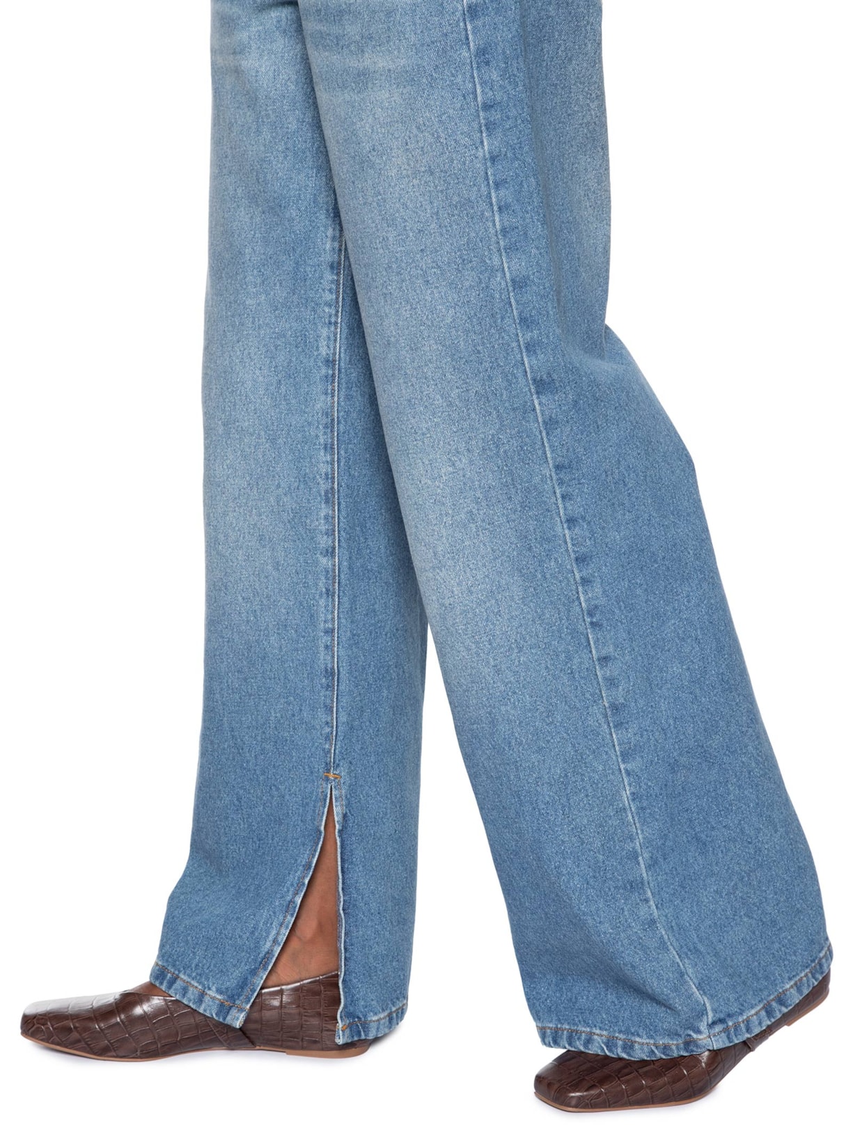 Calça Feminina Pantalona Thaline Azul Le Lis