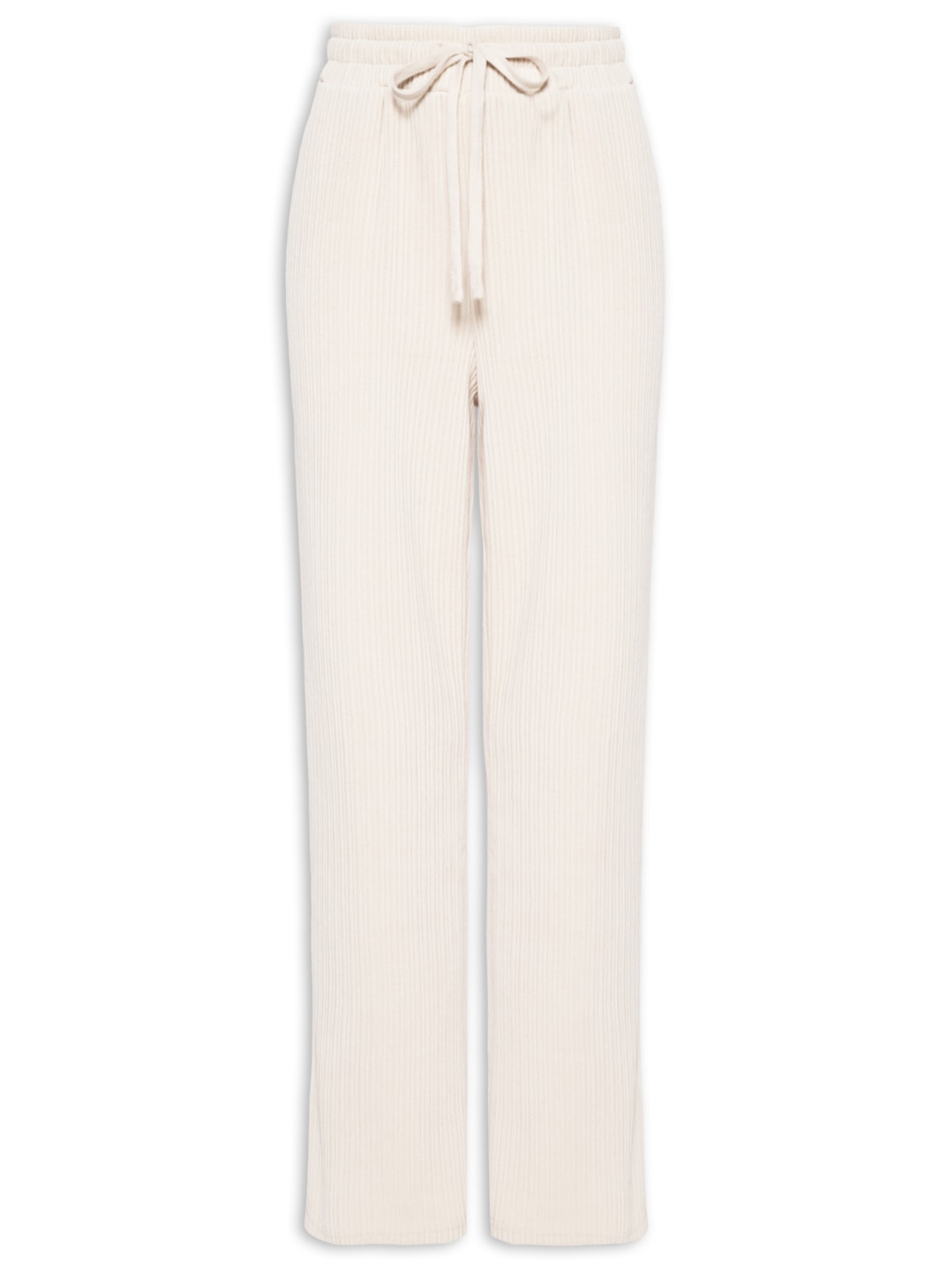 Calça Feminina Pantalona Veludo - Bege