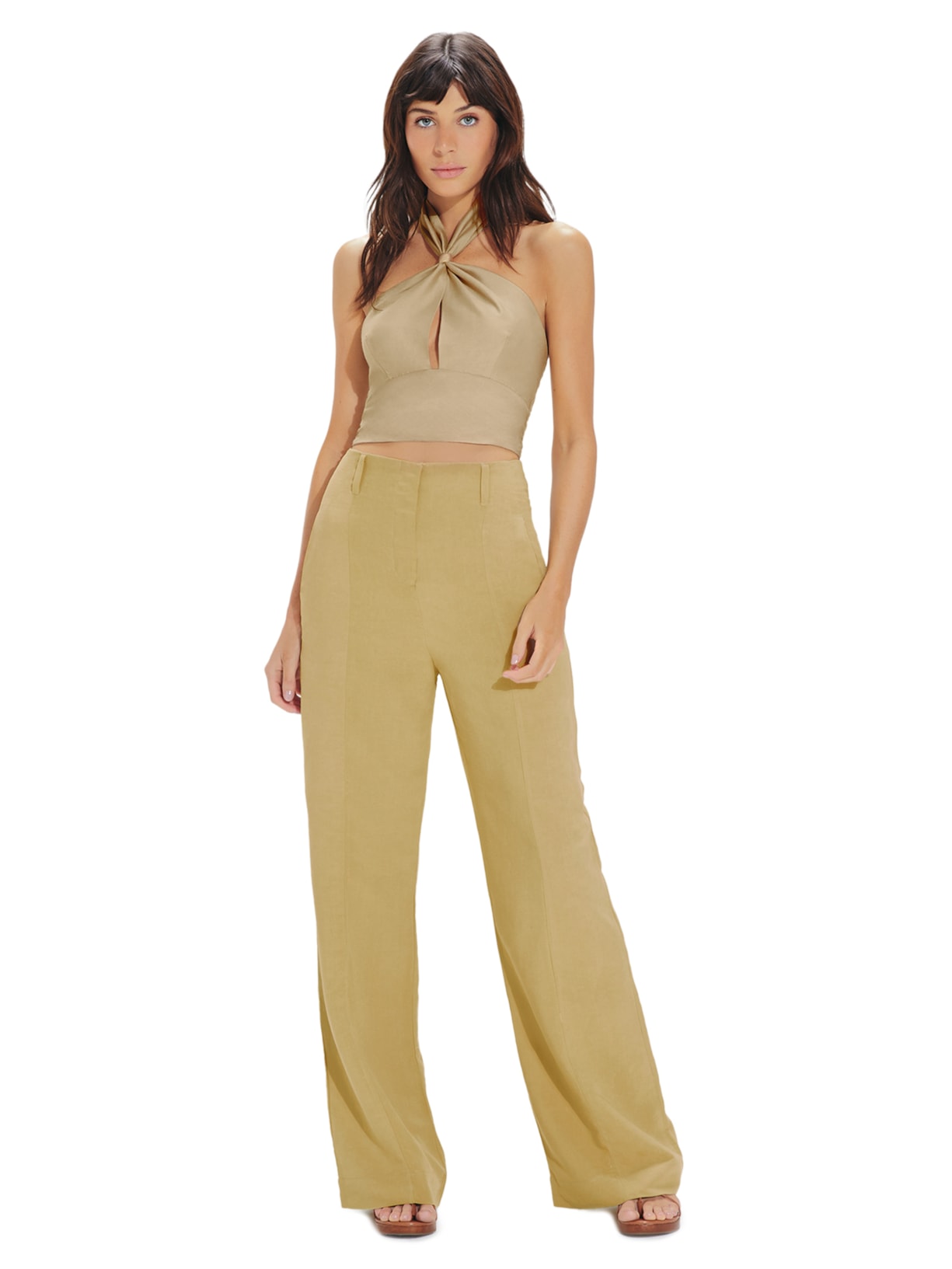 Calça Feminina Pantalona Victoria Verde Vix