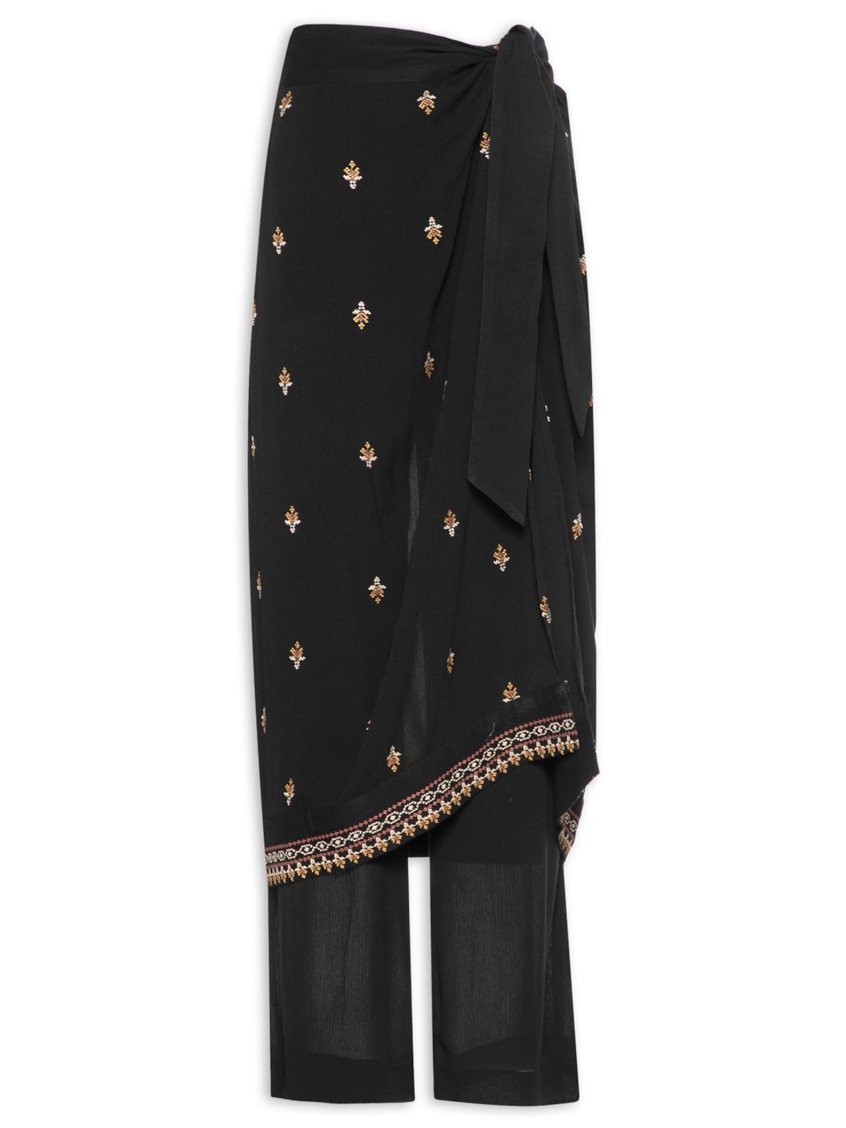 Calça Feminina Pareô Varanasi - Preto