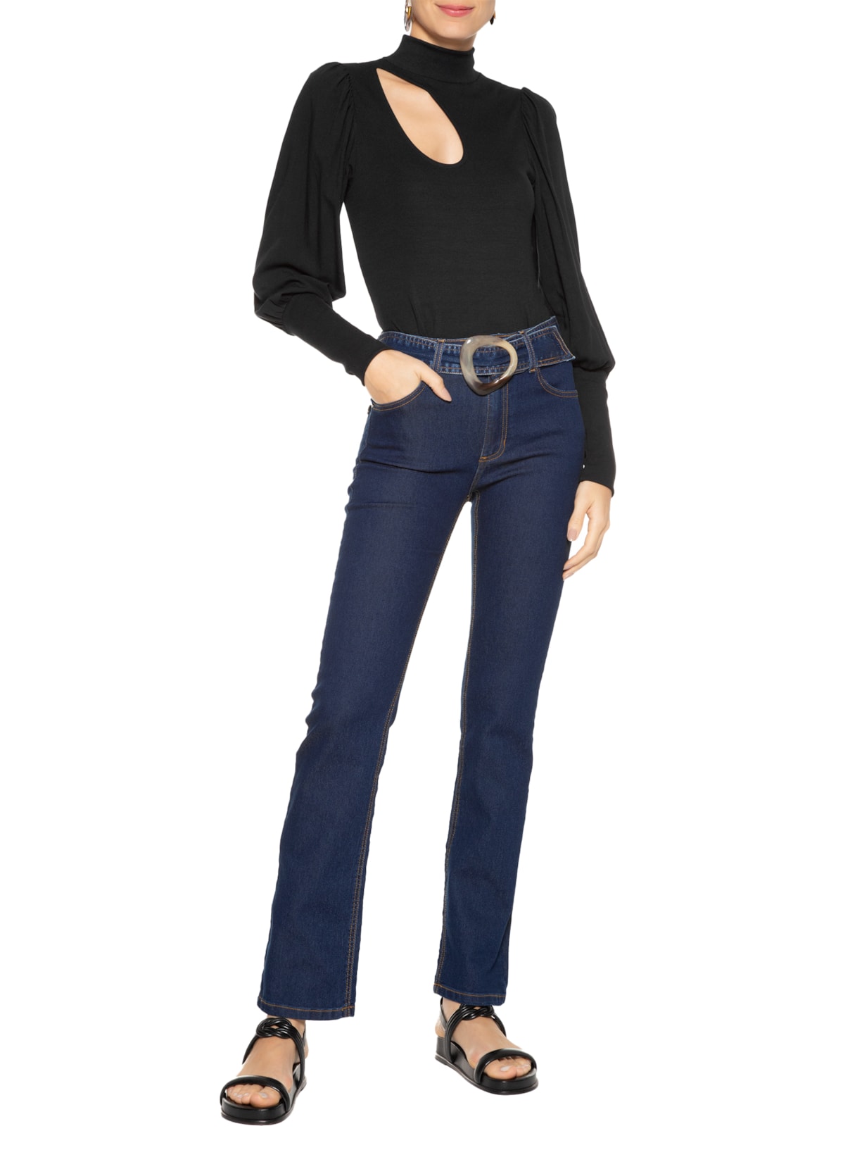 Calça Feminina Patricia Azul Le Lis