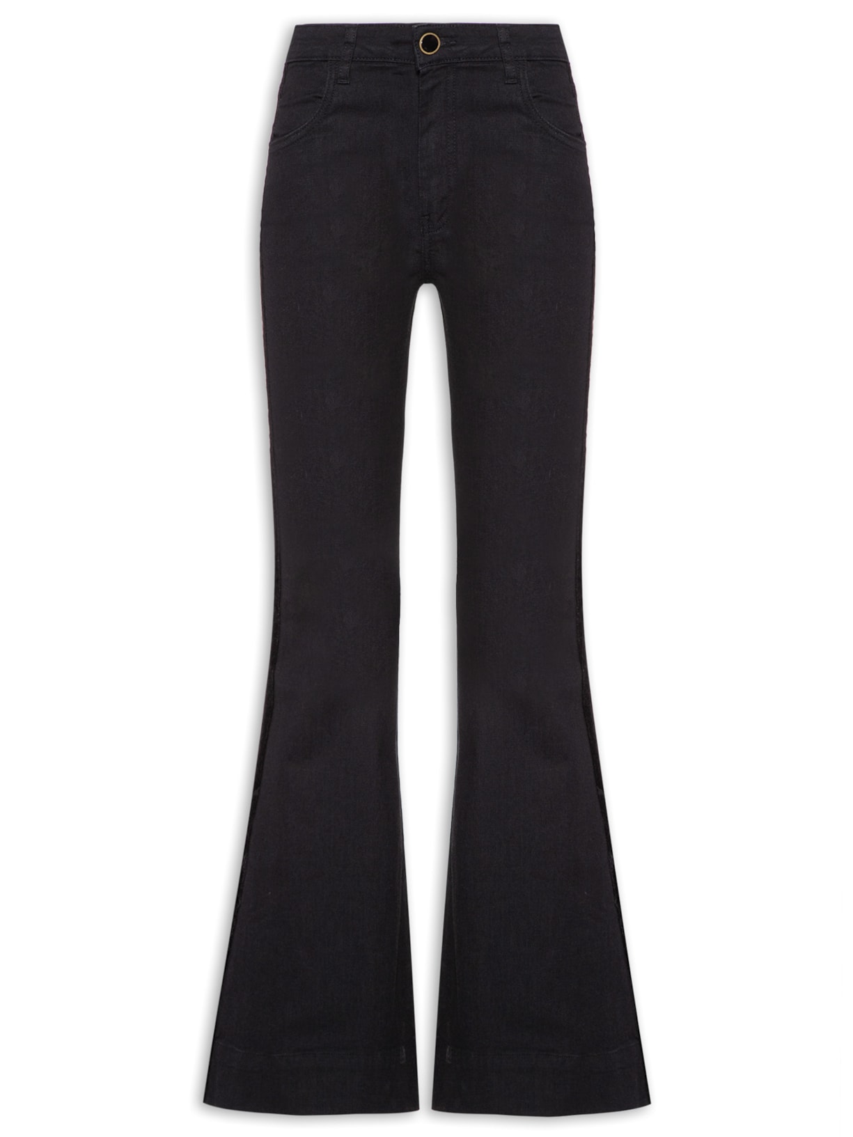 Calça Feminina Paula Flare Black - Preto