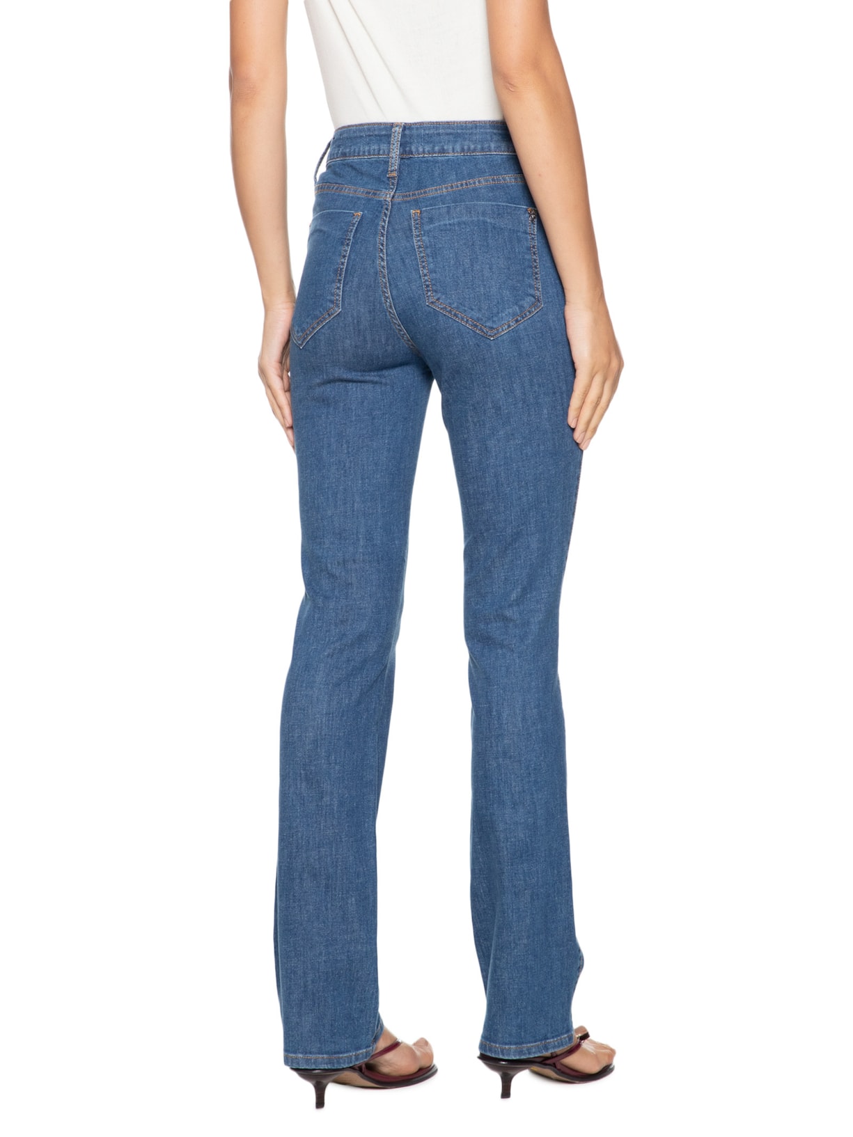 Calça Feminina Paula Reta Azul Le Lis