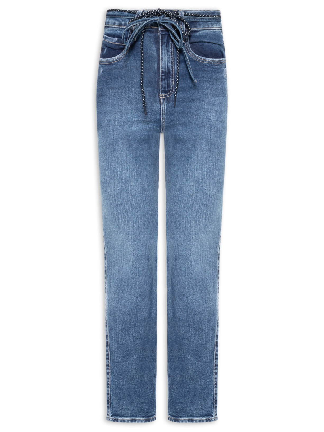 Calça Feminina Paula Reta Cordões – Azul Le Lis