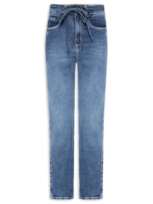 Calça Feminina Paula Reta Cordões – Azul
