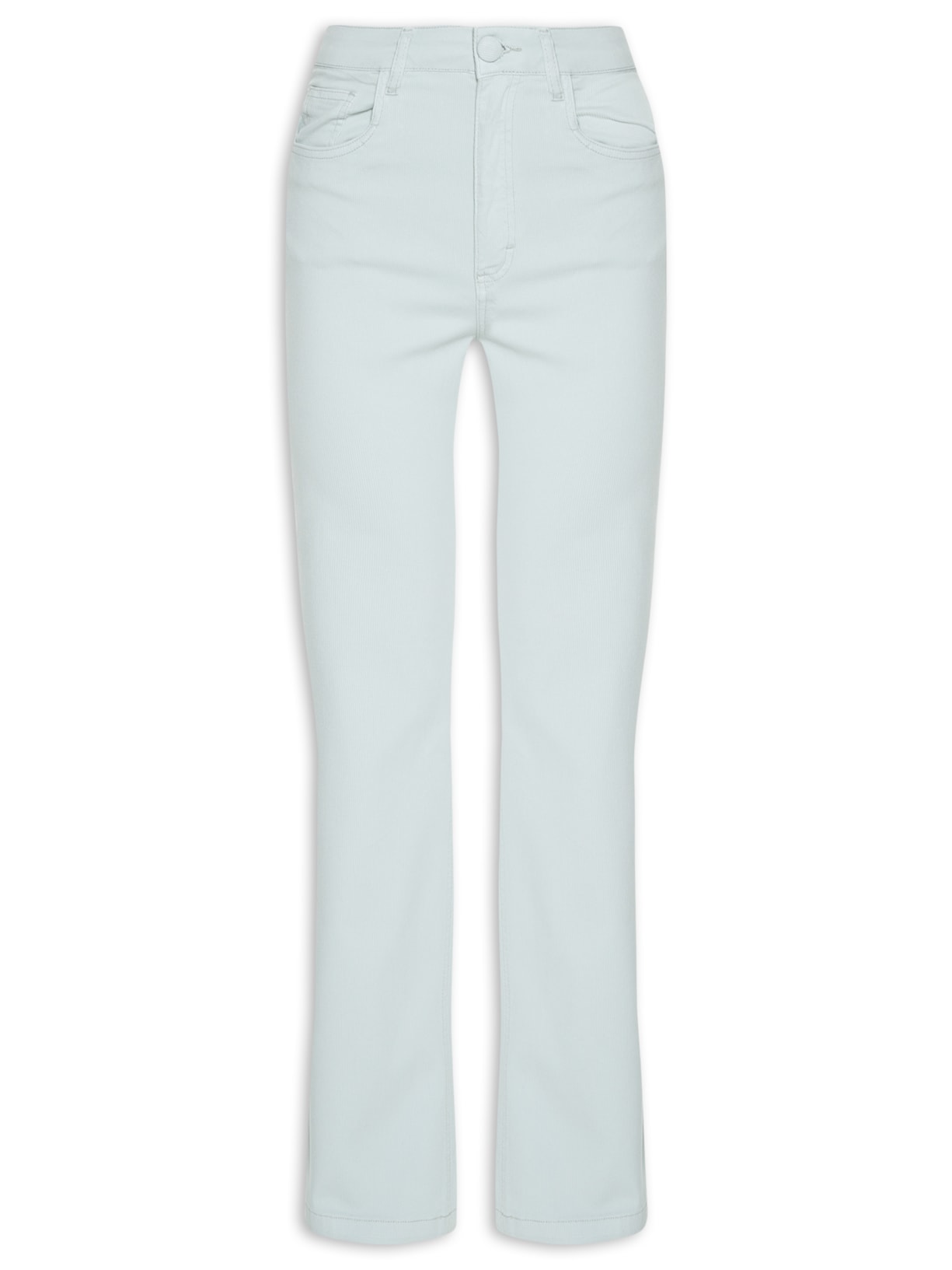 Calça Feminina Paula Reta Cotelê - Azul