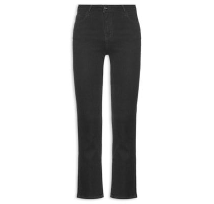 Calça Feminina Paula Reta Curta - Preto