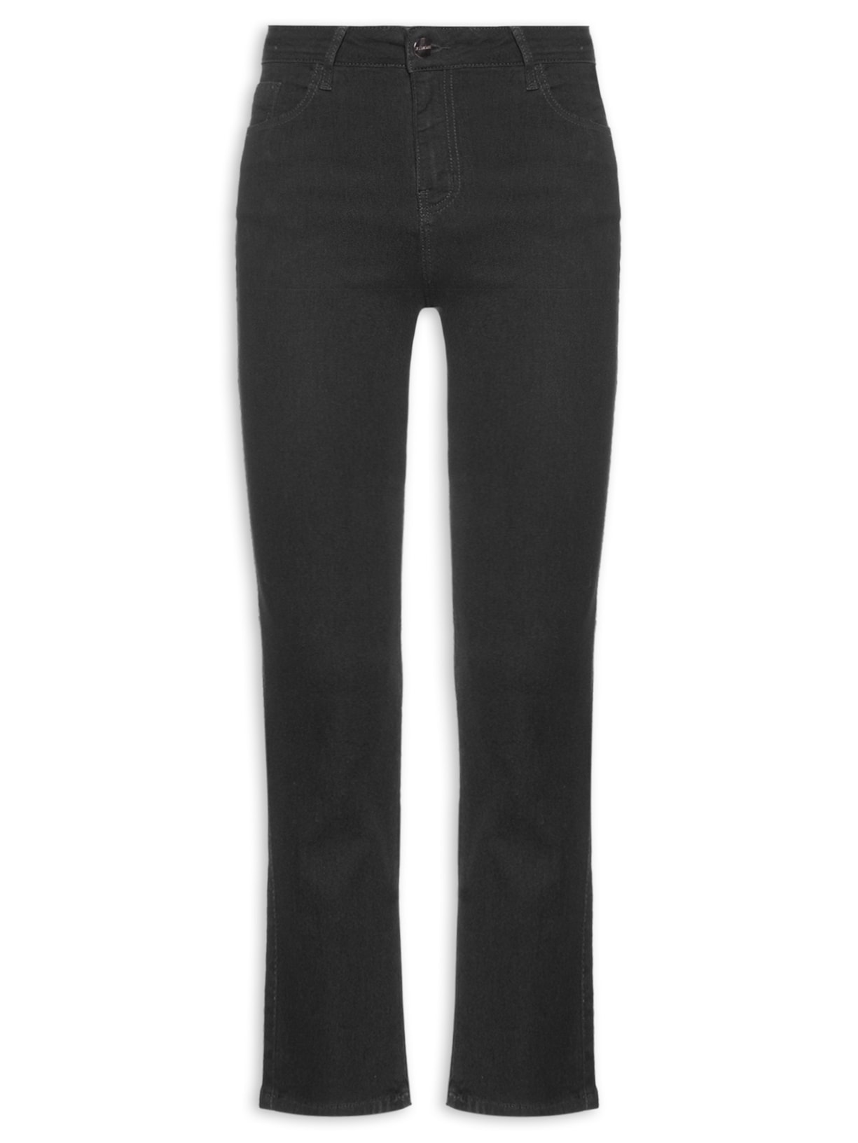 Calça Feminina Paula Reta Curta - Preto