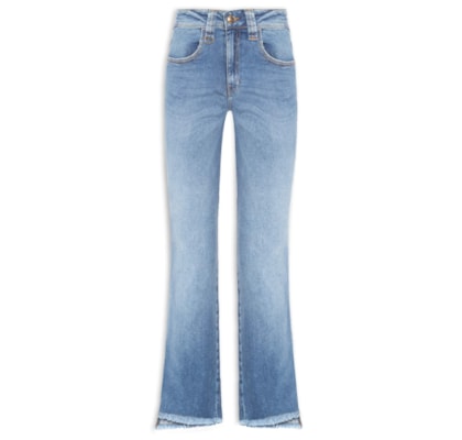 Calça Feminina Paula Reta Irregular - Azul