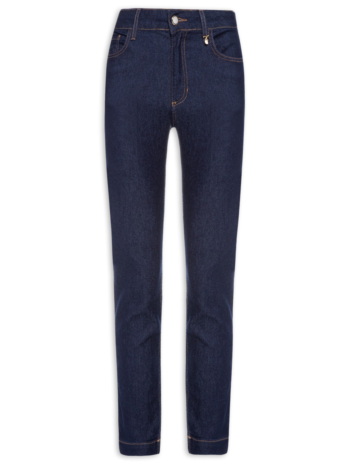 Calça Feminina Paula Skinny Swarovski Azul Le Lis