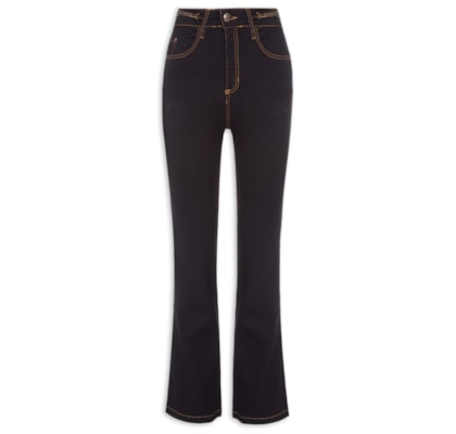 Calça Feminina Paula Straight Black - Preto