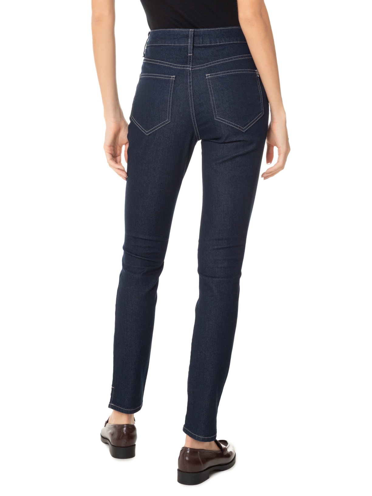 Calça Feminina Paula Tradicional Escura Azul Le Lis