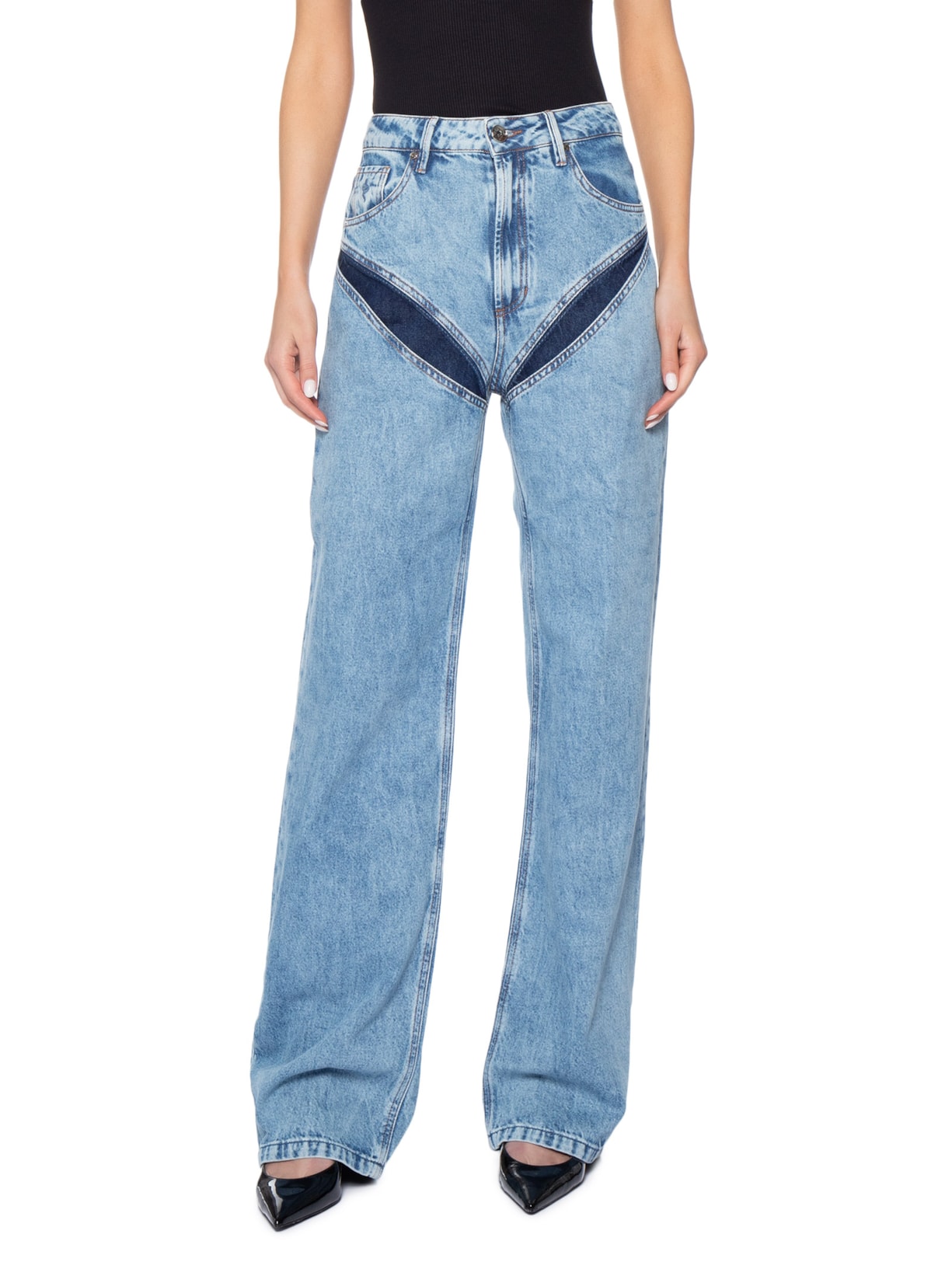 Calça Feminina Pavane Denim Azul Bo.bô + Helena Barbero