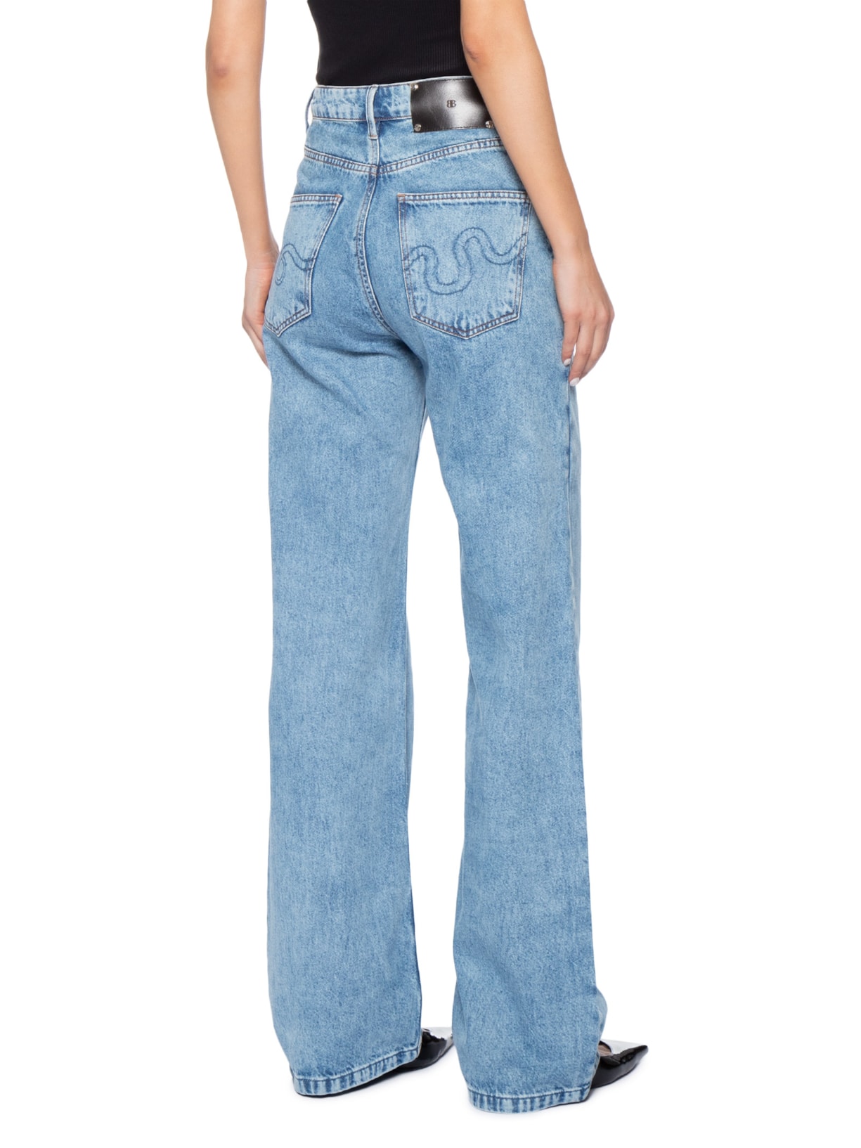 Calça Feminina Pavane Denim Azul Bo.bô + Helena Barbero