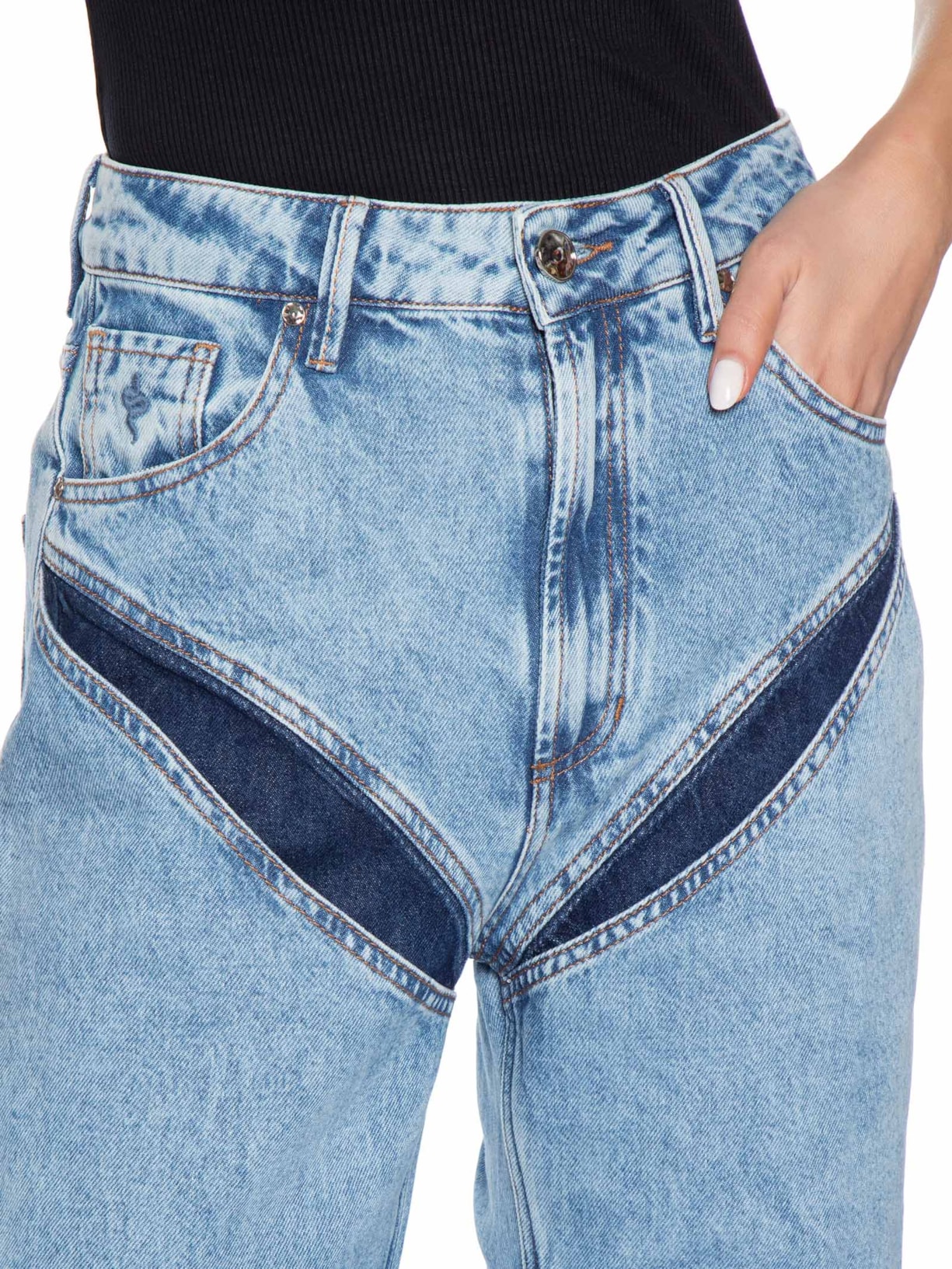 Calça Feminina Pavane Denim Azul Bo.bô + Helena Barbero