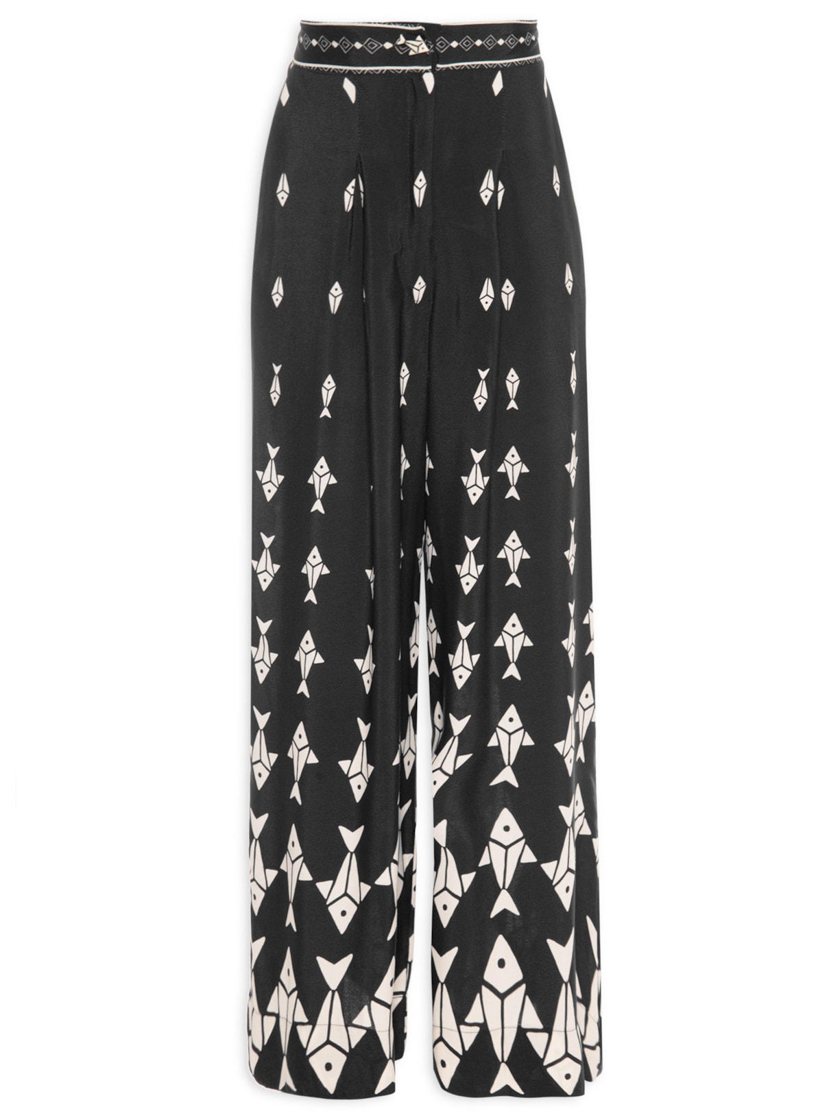 Calça Feminina Peixinhos - Preto