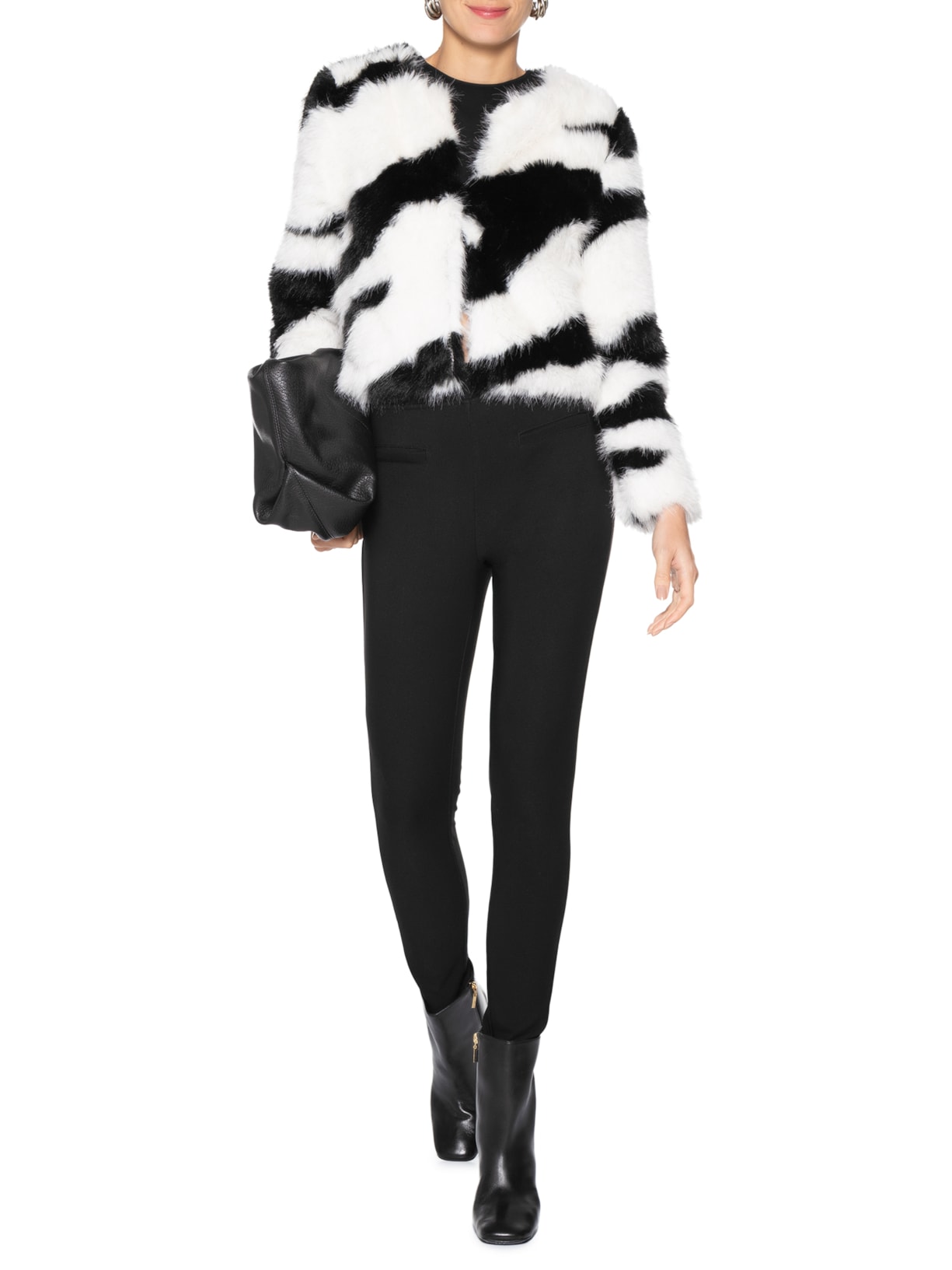 Calça Feminina Peluciada Preto Market 33