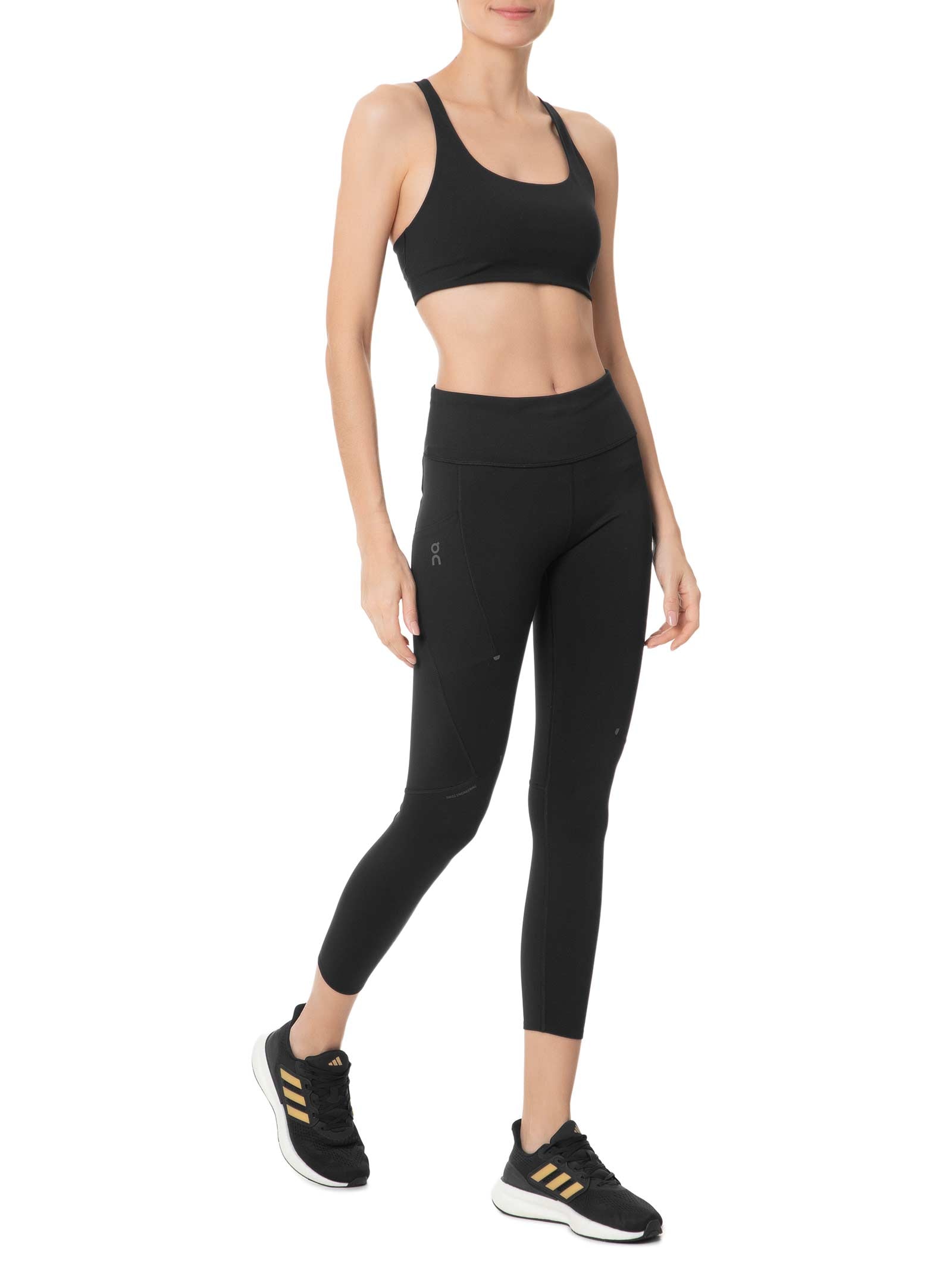 On Running - Calça Feminina Performance Tights 7/8 - Preto