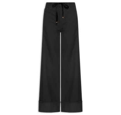Calça Feminina Phillipa Black Denim – Preto