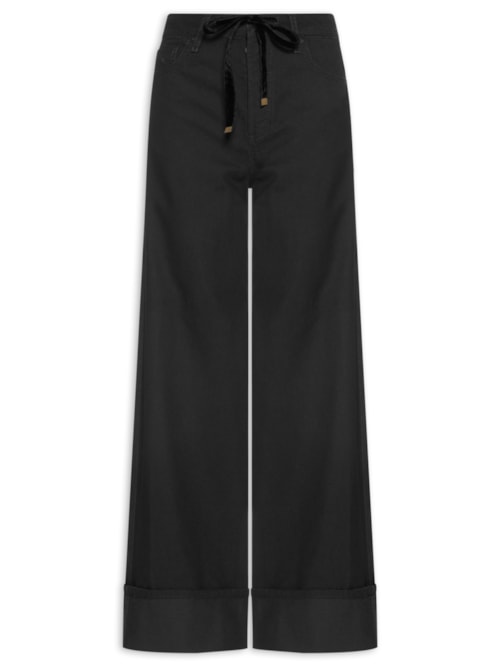 Calça Feminina Phillipa Black Denim – Preto