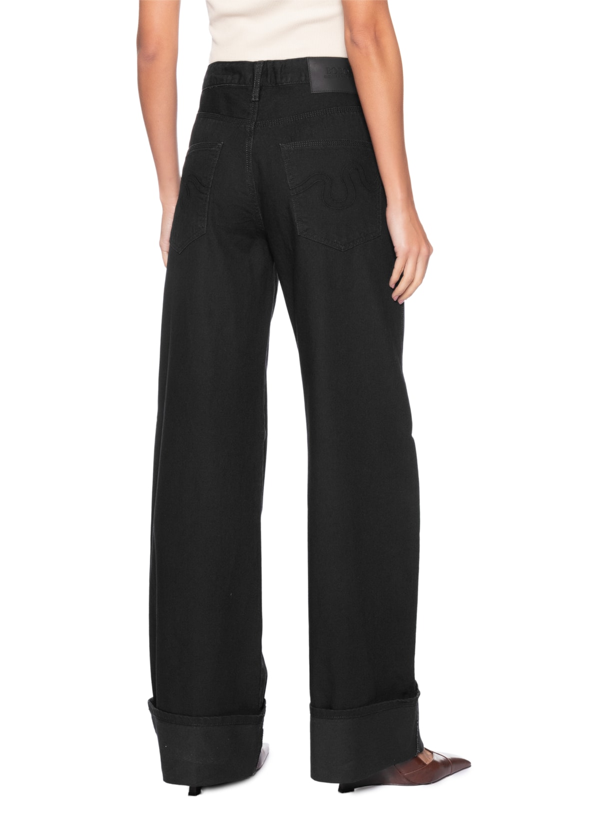 Calça Feminina Phillipa Black Denim – Preto Bo.bô