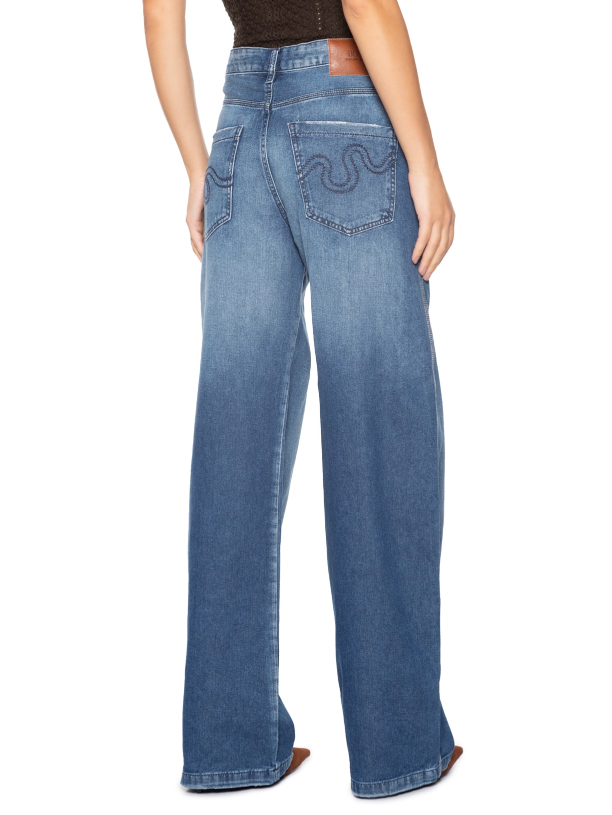 Calça Feminina Phillipa Vintage Azul Bo.bô