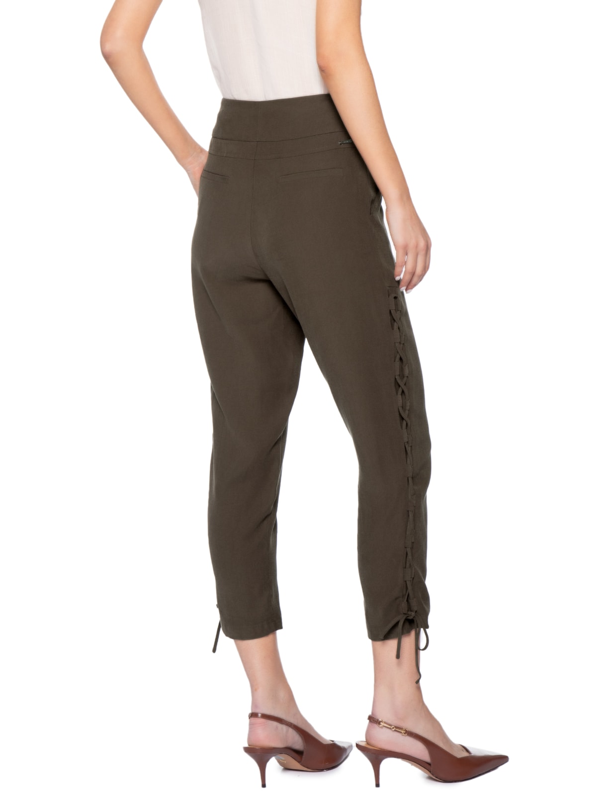 Calça Feminina Pilar Marrom Le Lis