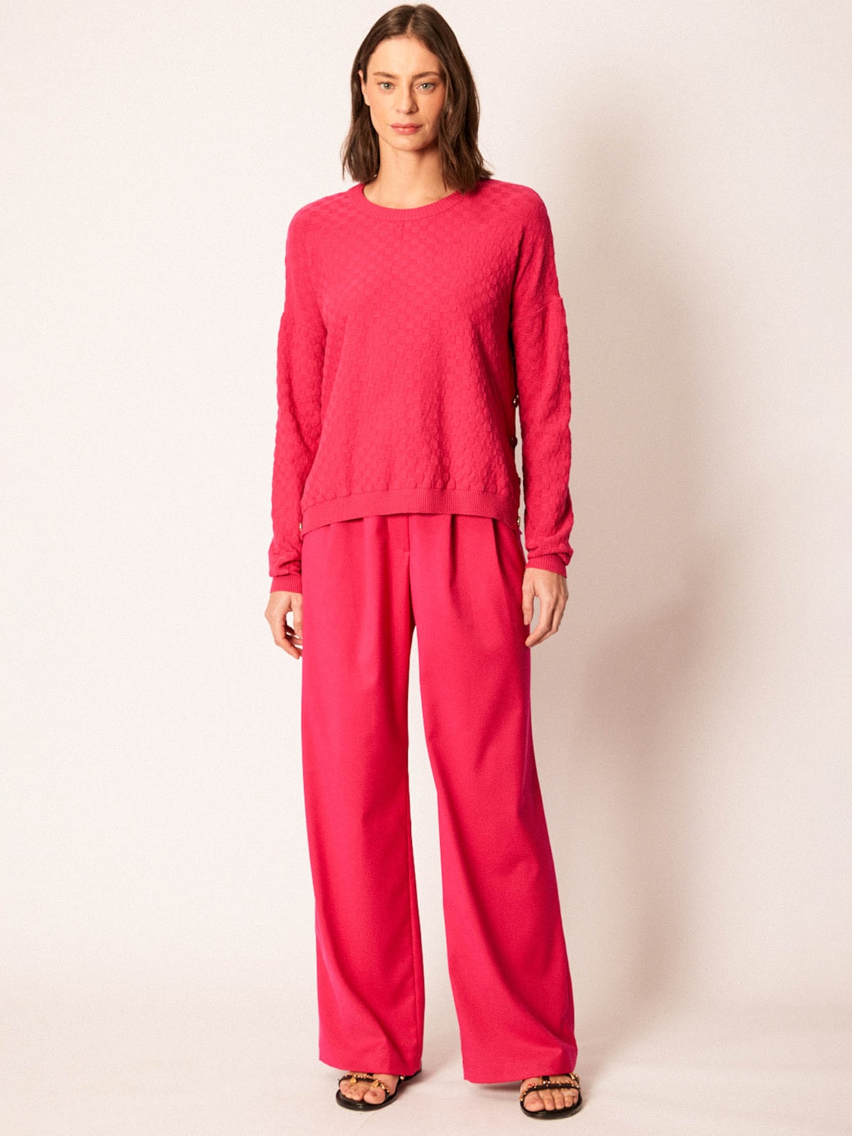 Calça Feminina Pink City Rosa Mixed