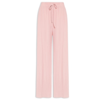Calça Feminina Plissada - Rosa