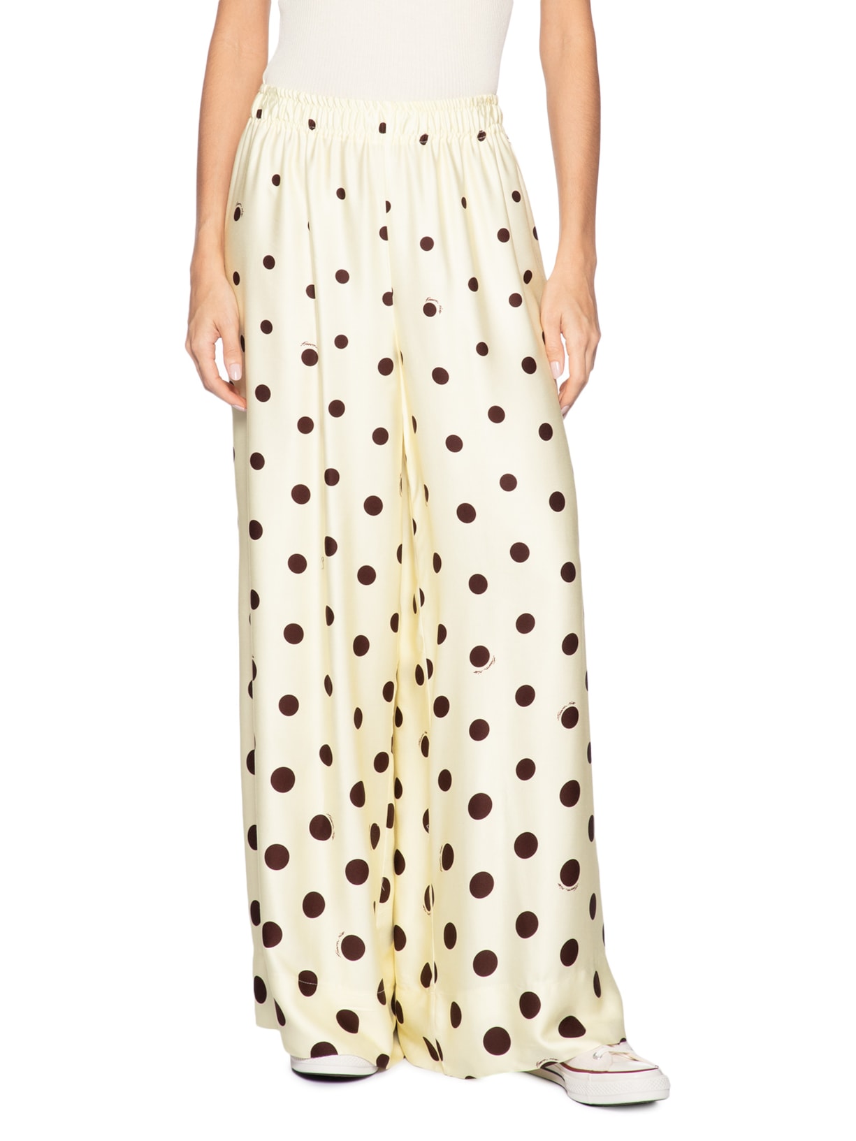 Calça Feminina Poá Degradê Amarelo Farm