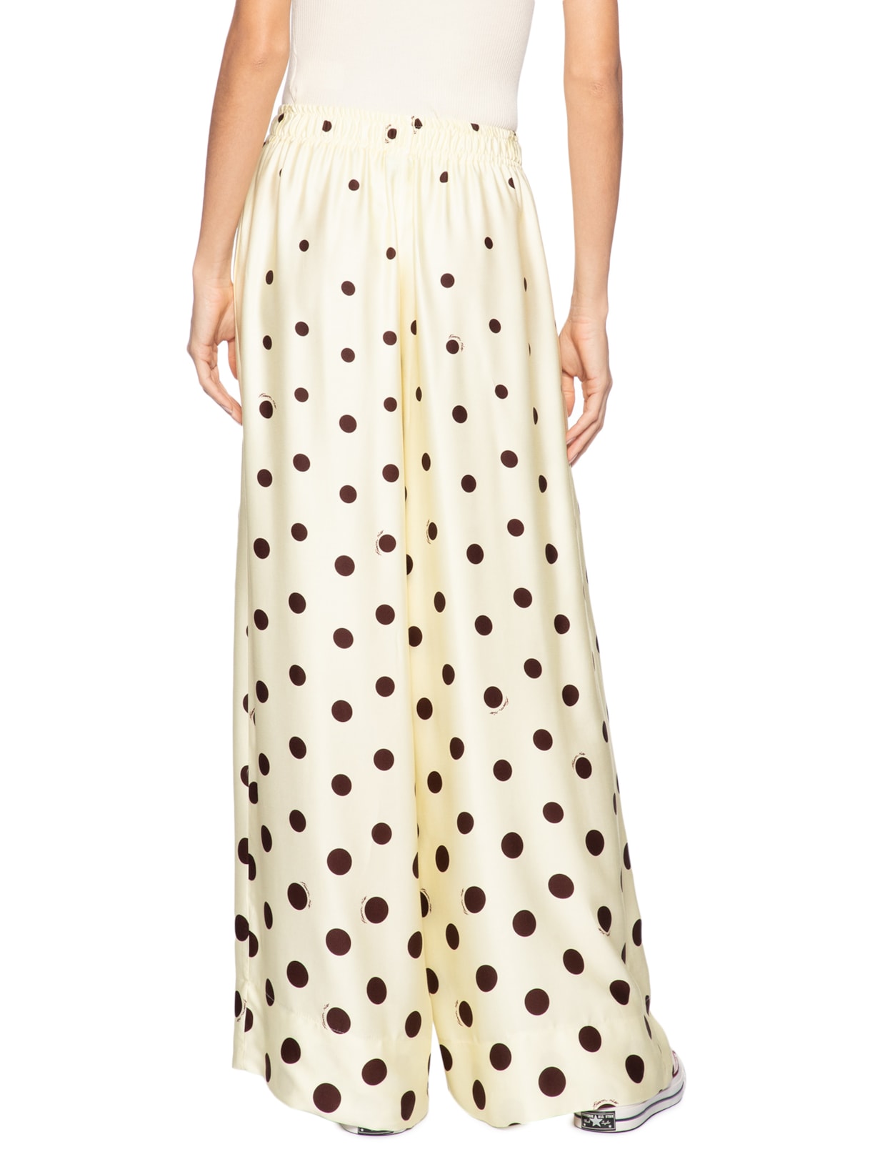 Calça Feminina Poá Degradê Amarelo Farm