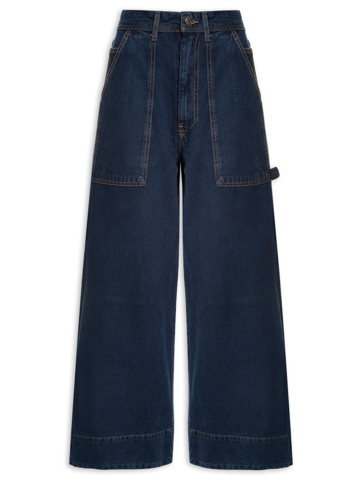 Calça Feminina Pockets Jeans Azul Osklen