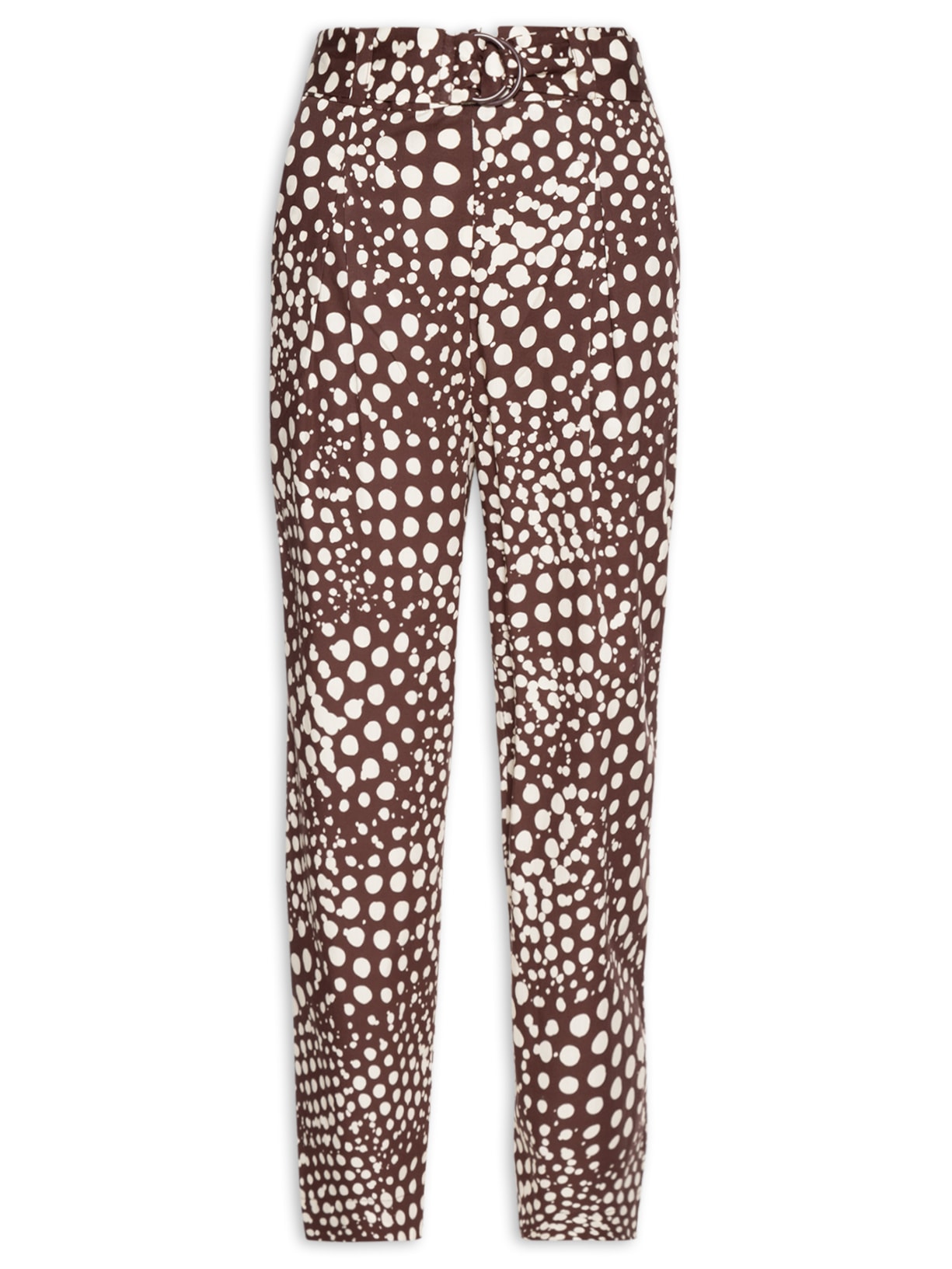 Calça Feminina Pois Vitral - Marrom