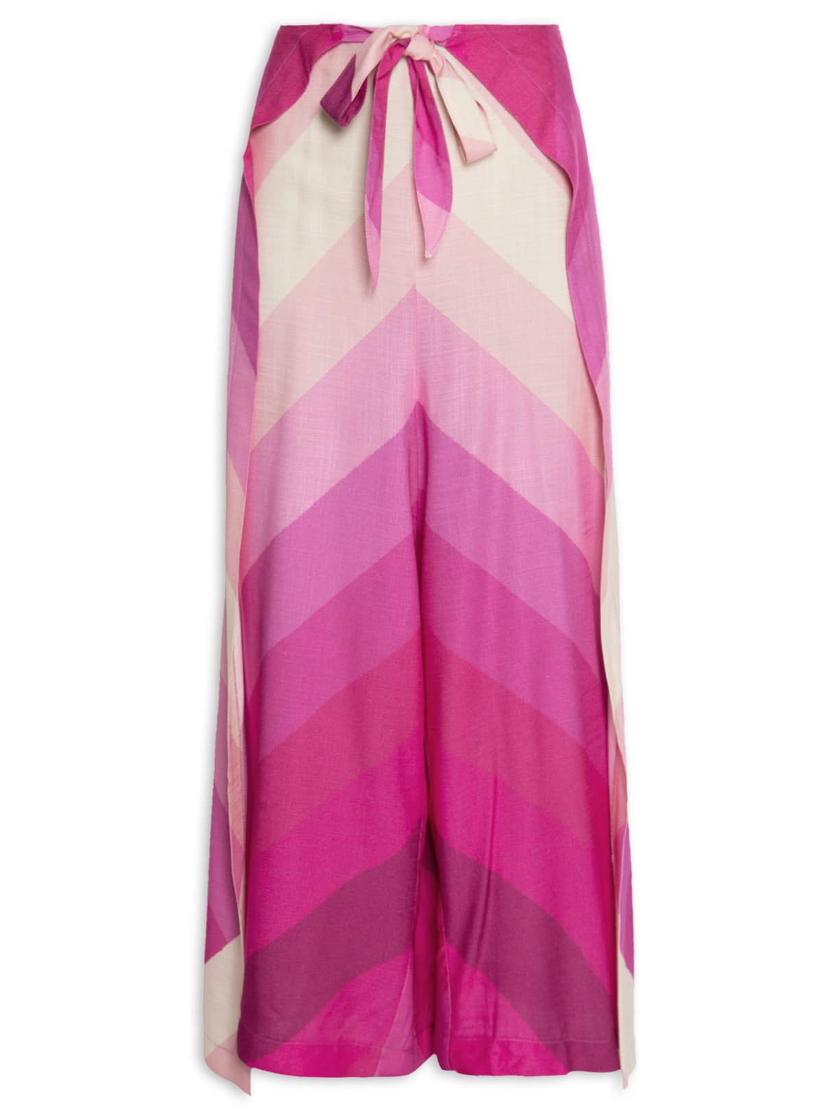 Calça Feminina Praia Pareô Listra Coração - Rosa