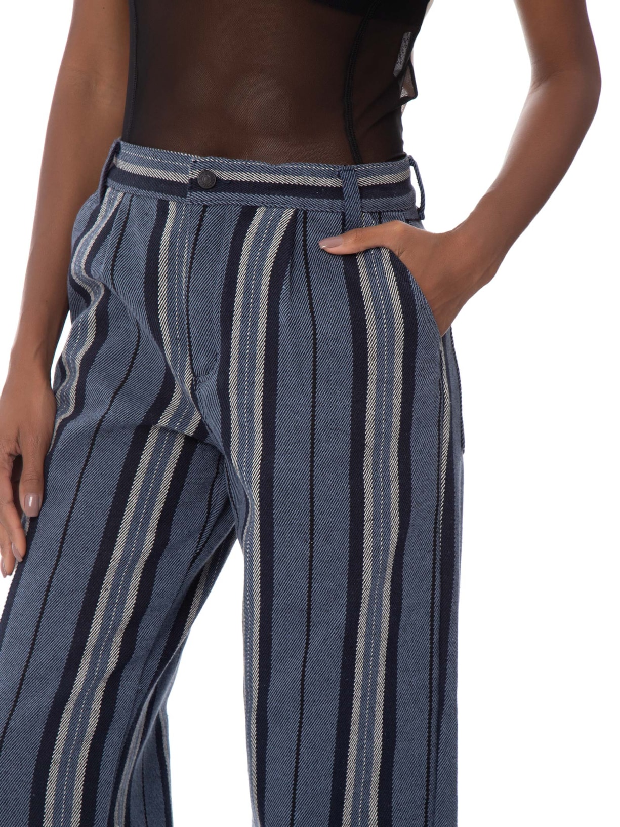 Calça Feminina Pranchão Denim Azul Osklen