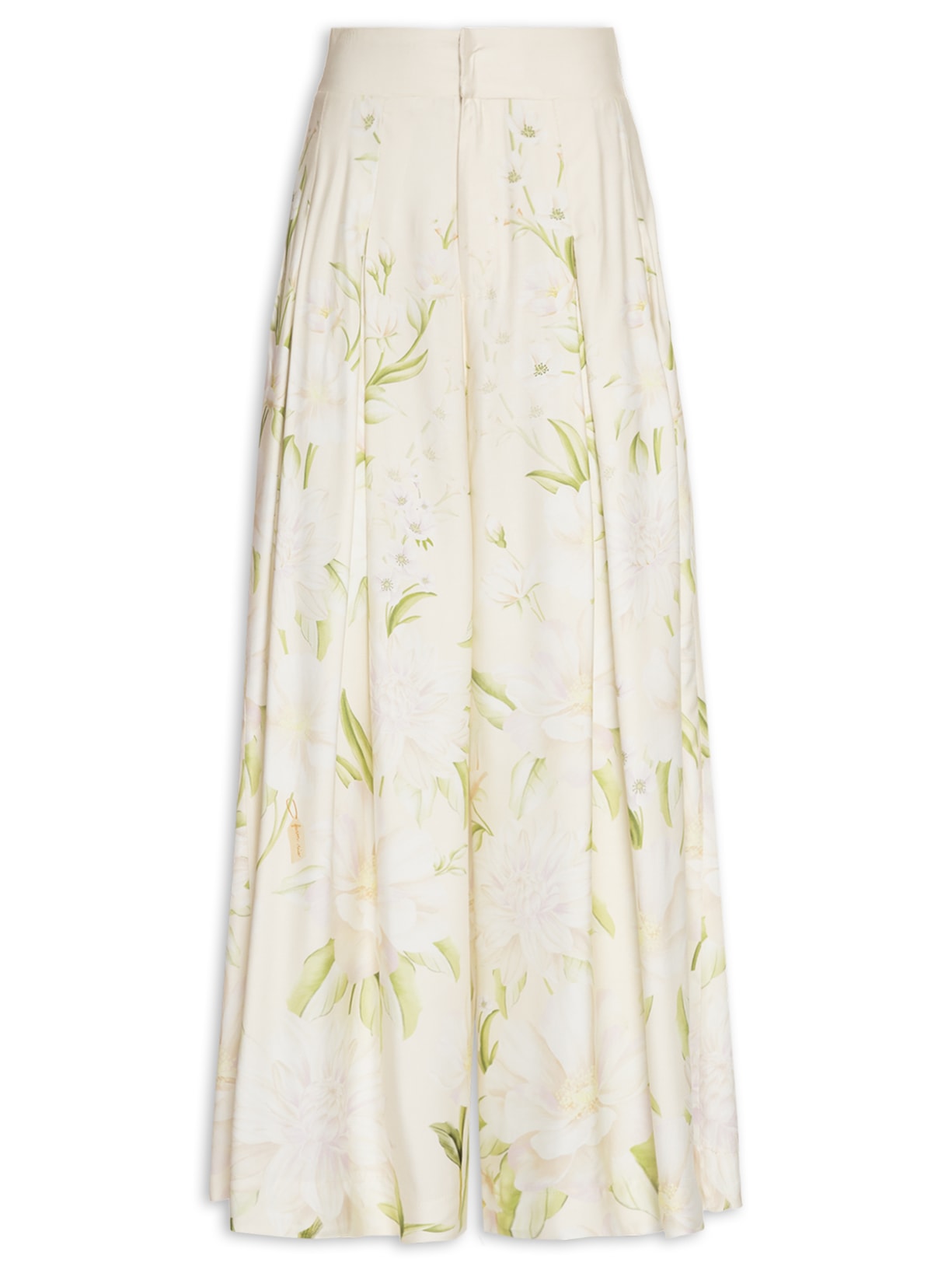 Calça Feminina Pregas Gabrielle - Off White