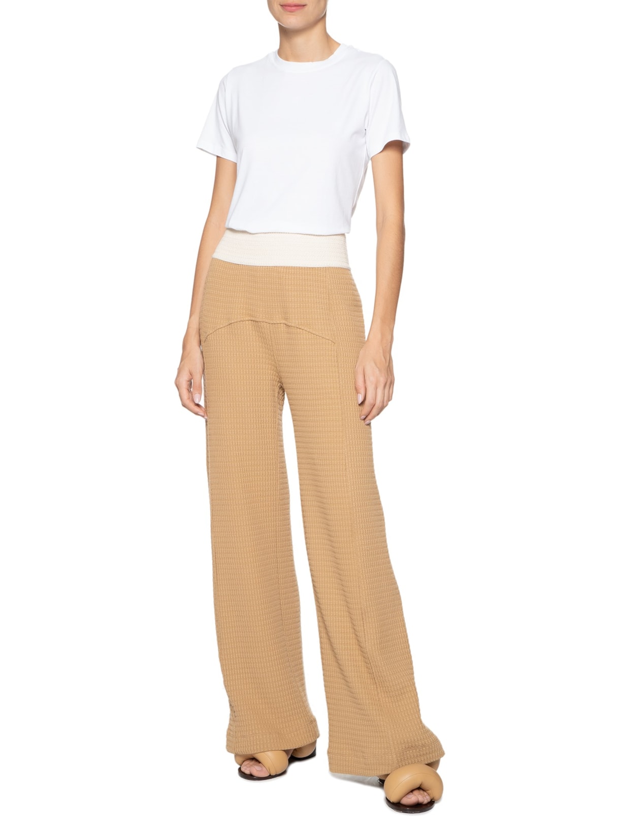 Calça Feminina Princípios Marrom A.niemeyer