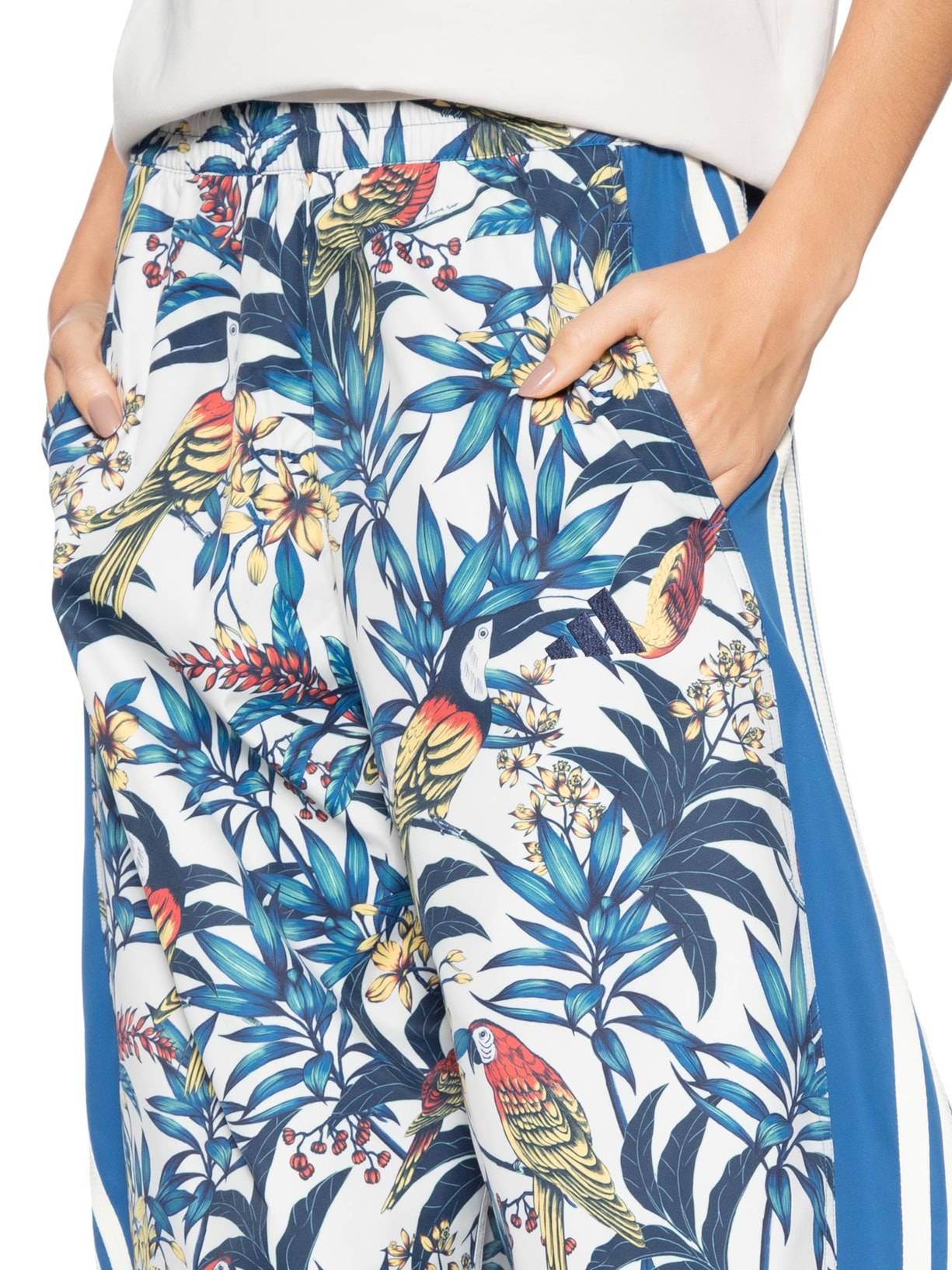 Calça Feminina Prms Azul Adidas + Farm