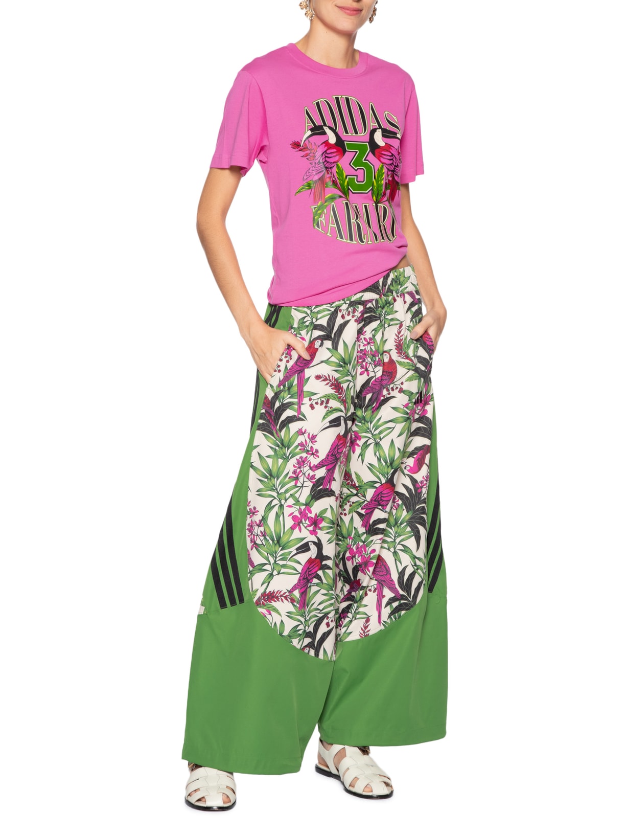 Calça Feminina Prms Verde Adidas + Farm