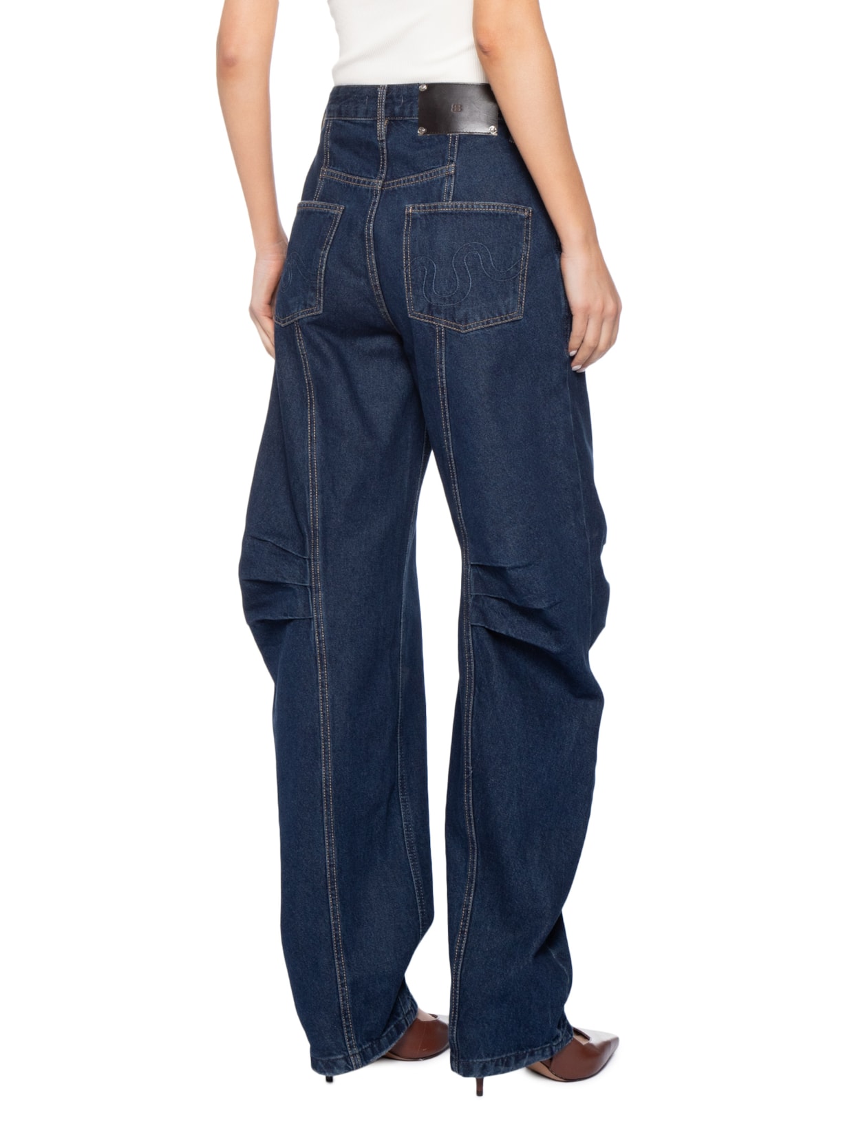 Calça Feminina Rachel Dark Blue Azul Bo.bô + Helena Barbero