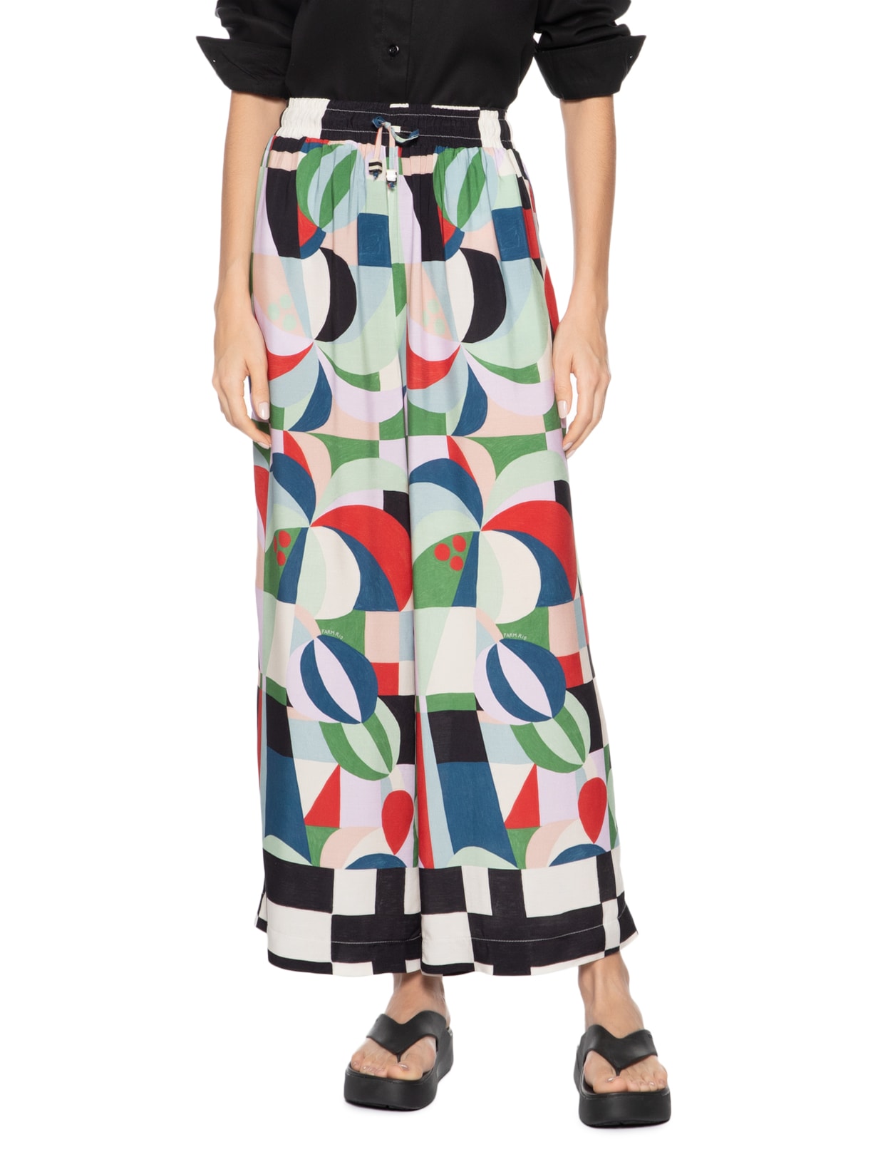 Calça Feminina Recanto Dos Coqueiros Azul Farm Praia