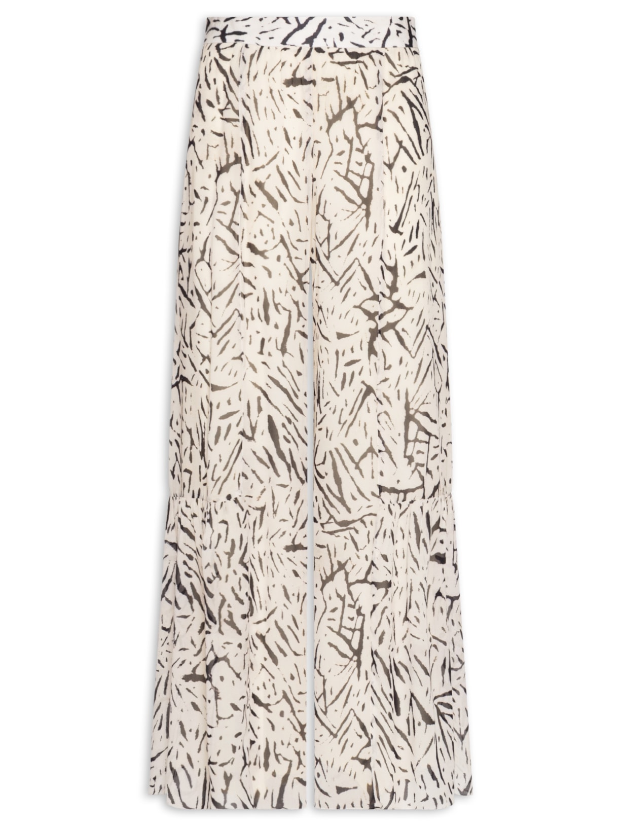 Calça Feminina Recorte Galhos Branco Animale
